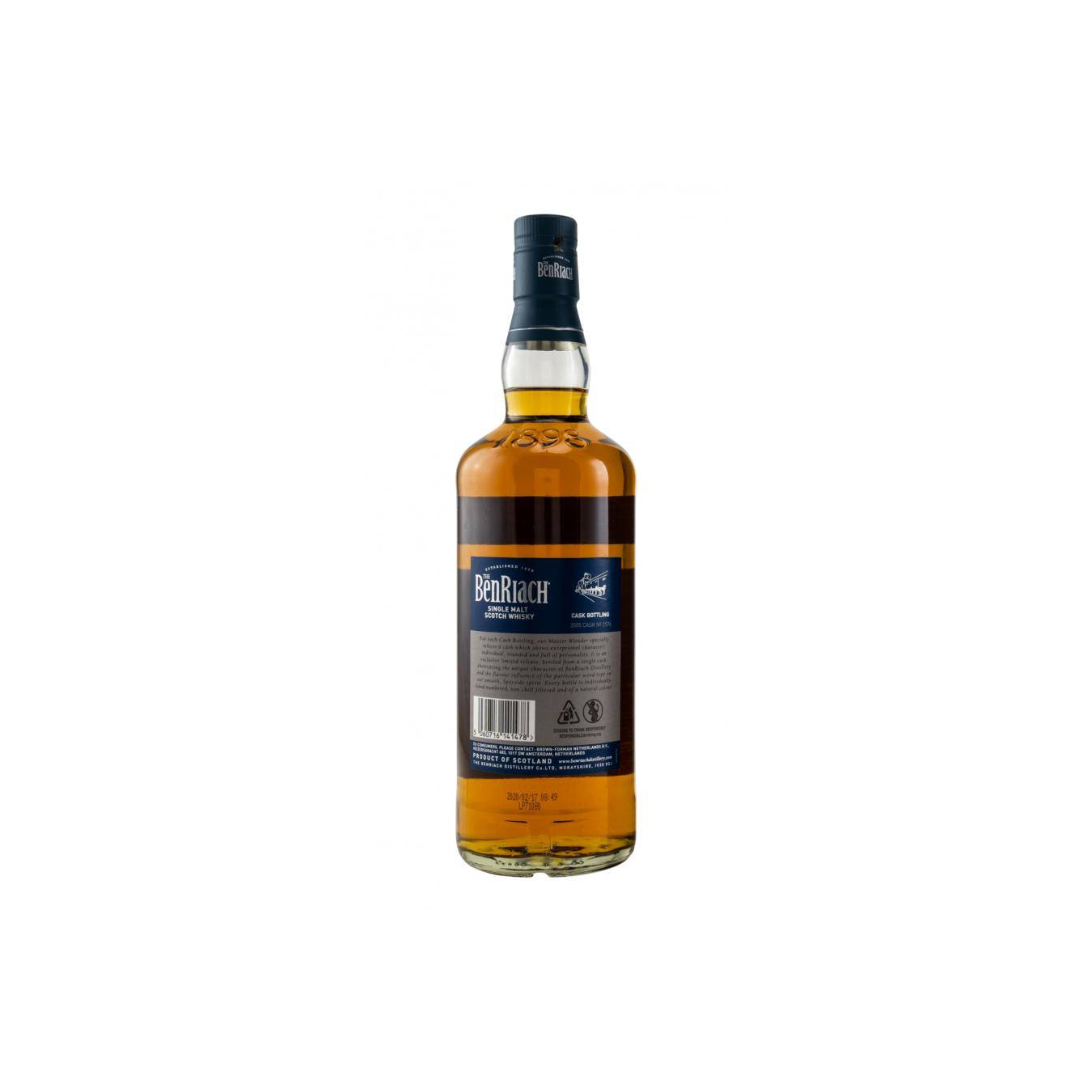 BenRiach Individual Cask Bottling 2005 14 Years Single Malt Whisky 2