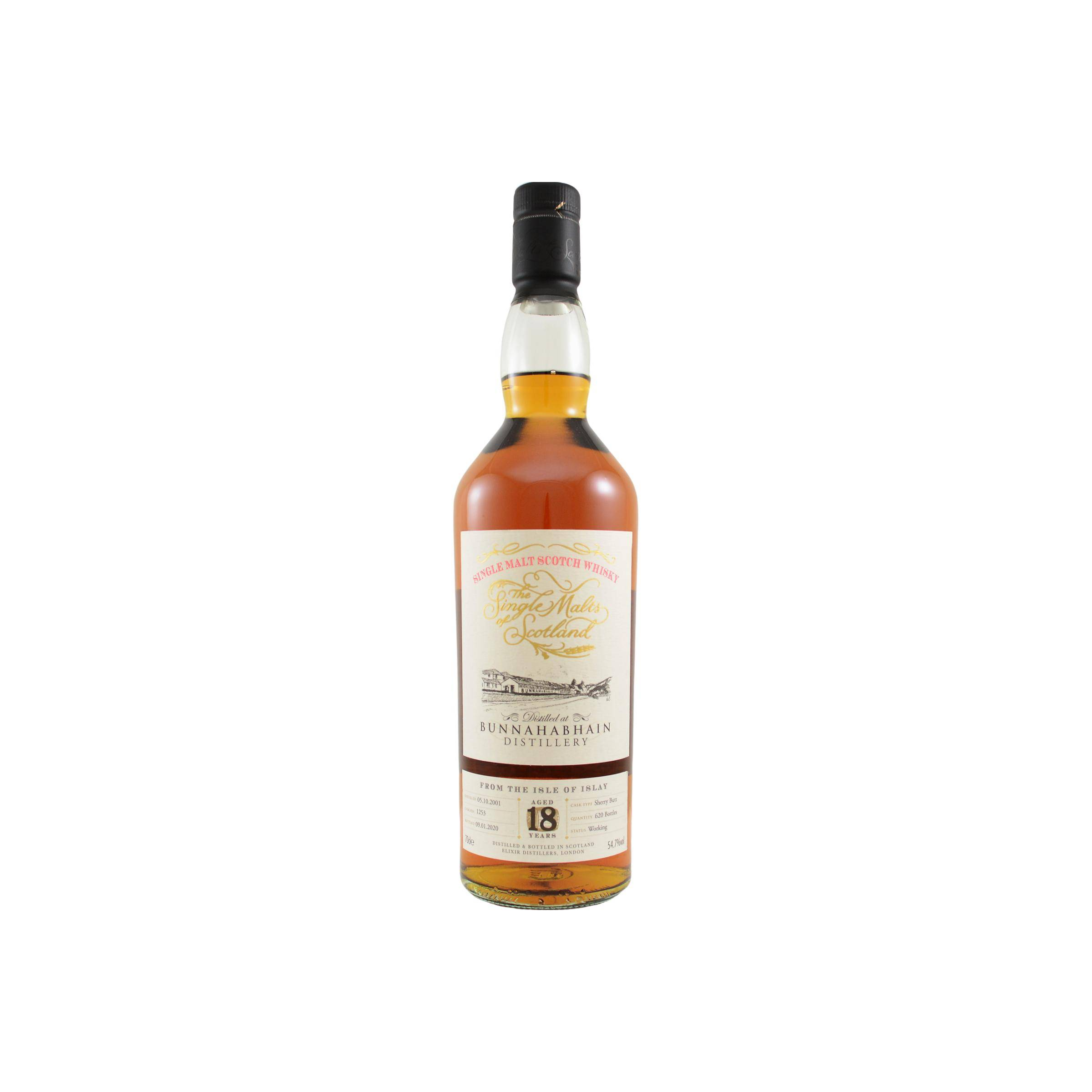 Bunnahabhain The Single Malts of Scotland 2001 18 Years Single Malt Whisky