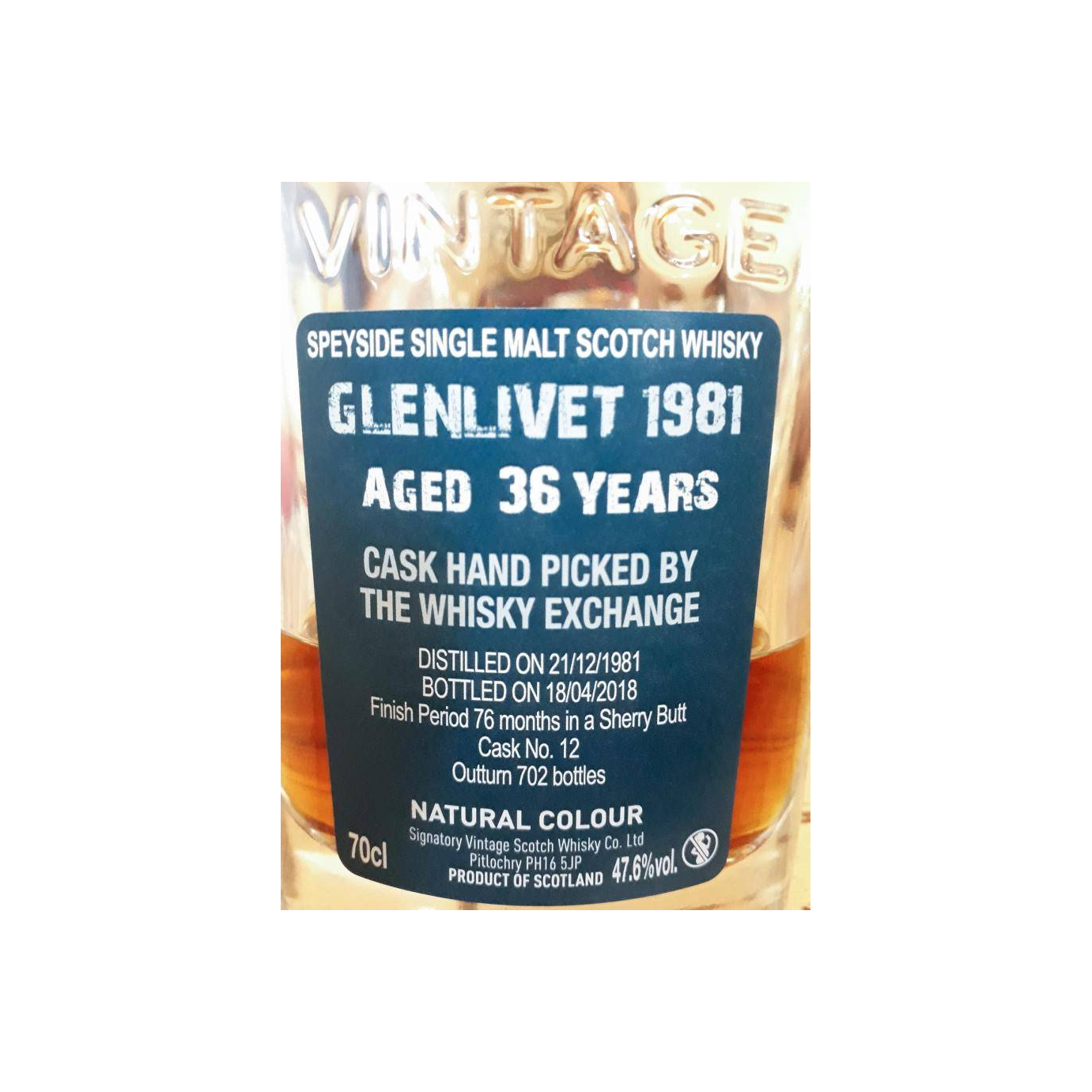 The Glenlivet Cask Strength Collection 1981 36 Years Single Malt Whisky 2