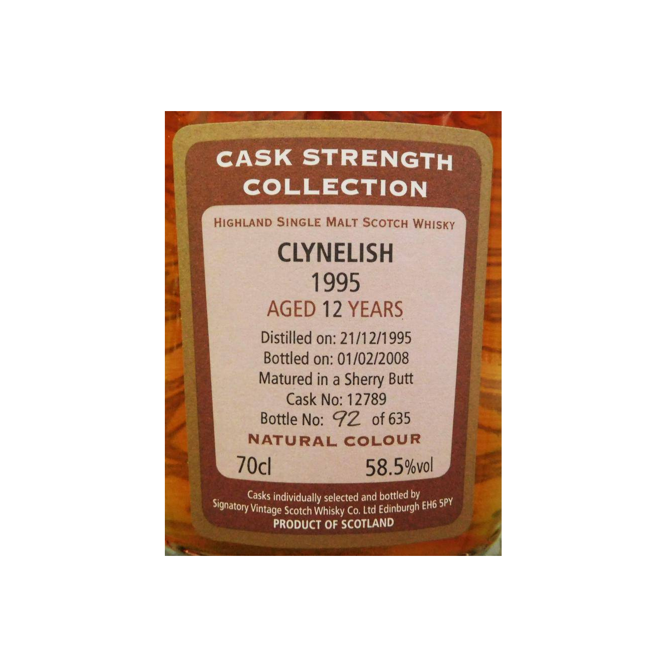 Clynelish Cask Strength Collection 1995 12 Years Single Malt Whisky 3