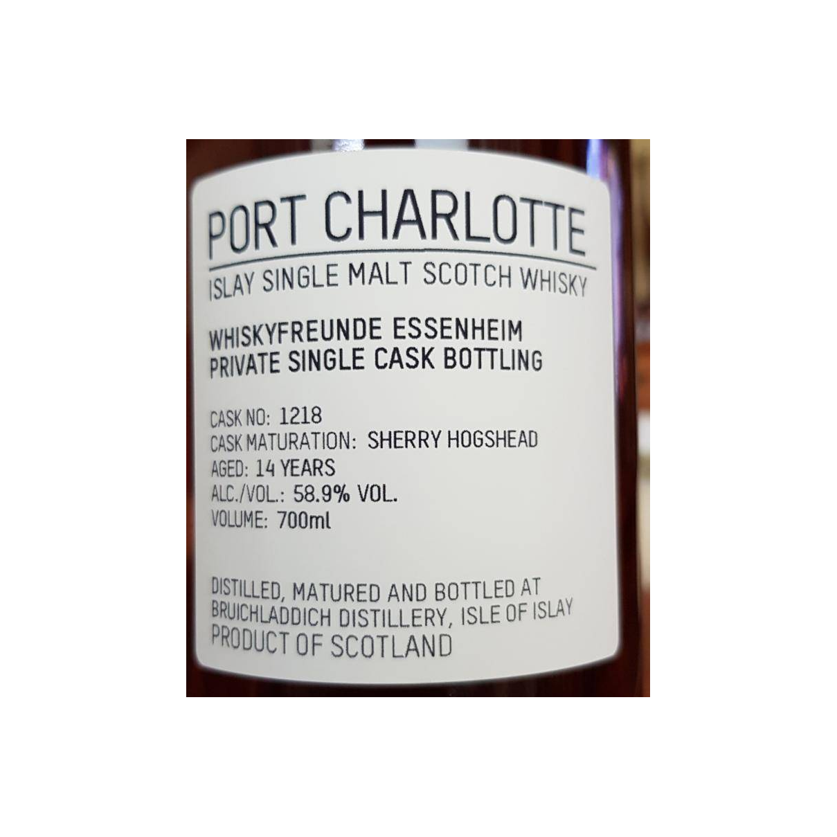 Port Charlotte 2004 14 Years Single Malt Whisky 3