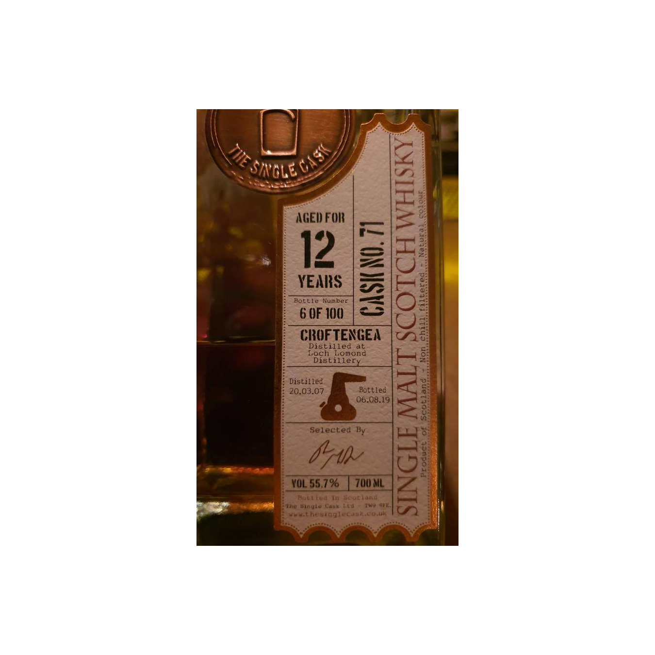 Loch Lomond 2007 12 Years Single Malt Whisky