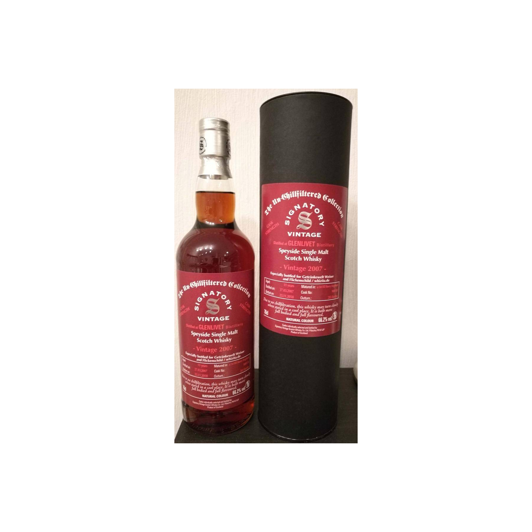 The Glenlivet The Un-Chillfiltered Collection 2007 11 Years Single Malt Whisky 3
