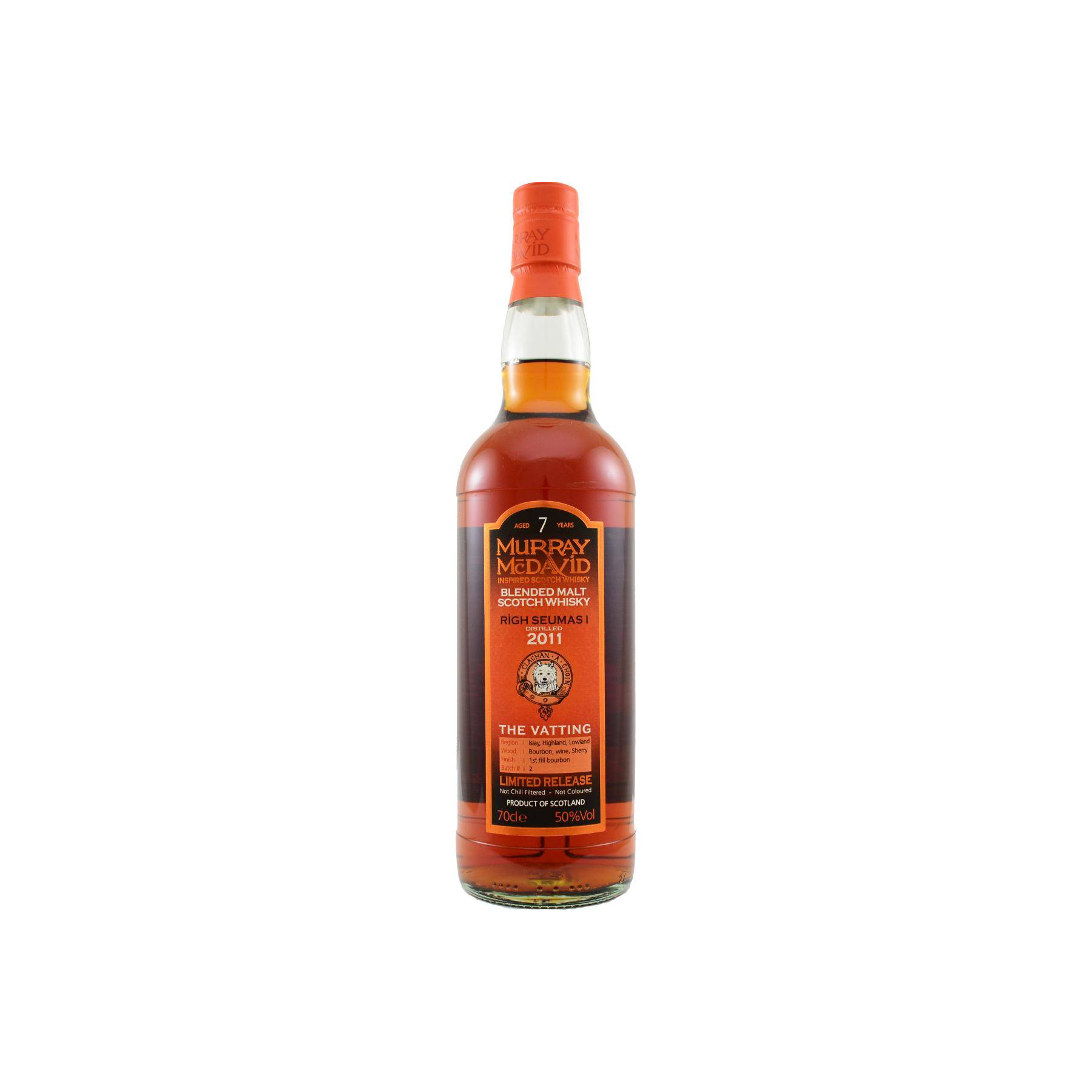 Murray McDavid 2011 7 Years Blended Malt Whisky