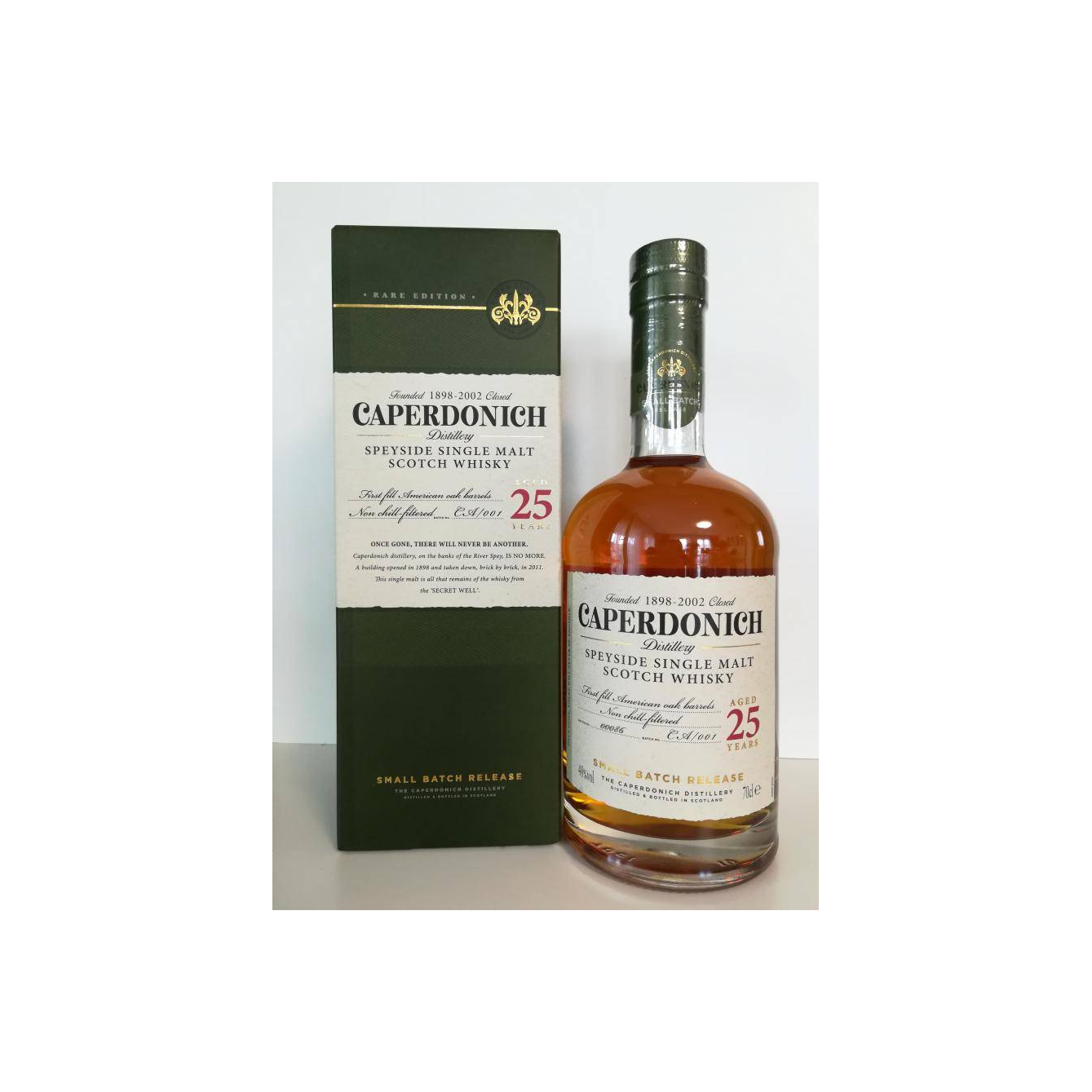 Caperdonich 25 Years Single Malt Whisky 2