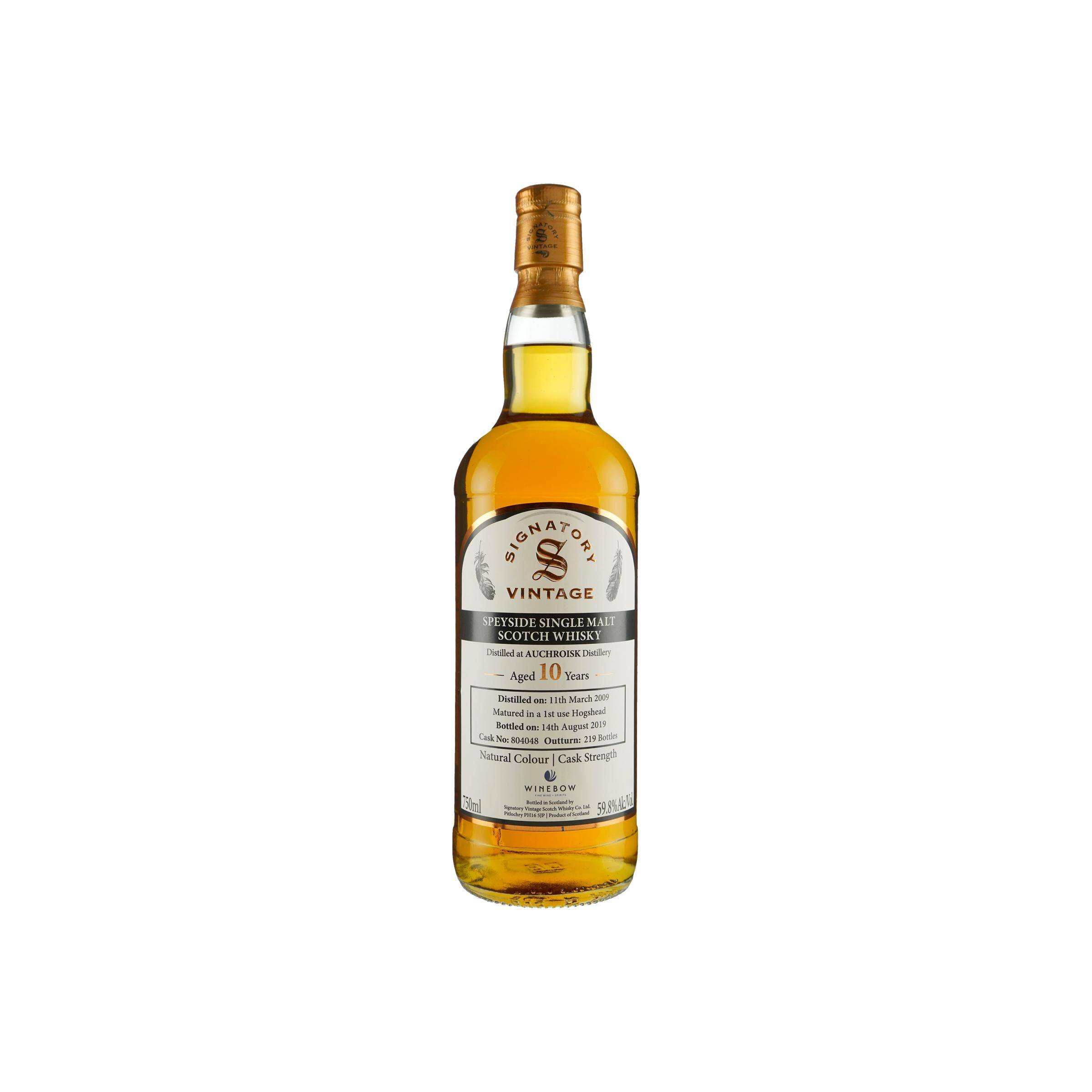 Auchroisk 2009 10 Years Single Malt Whisky
