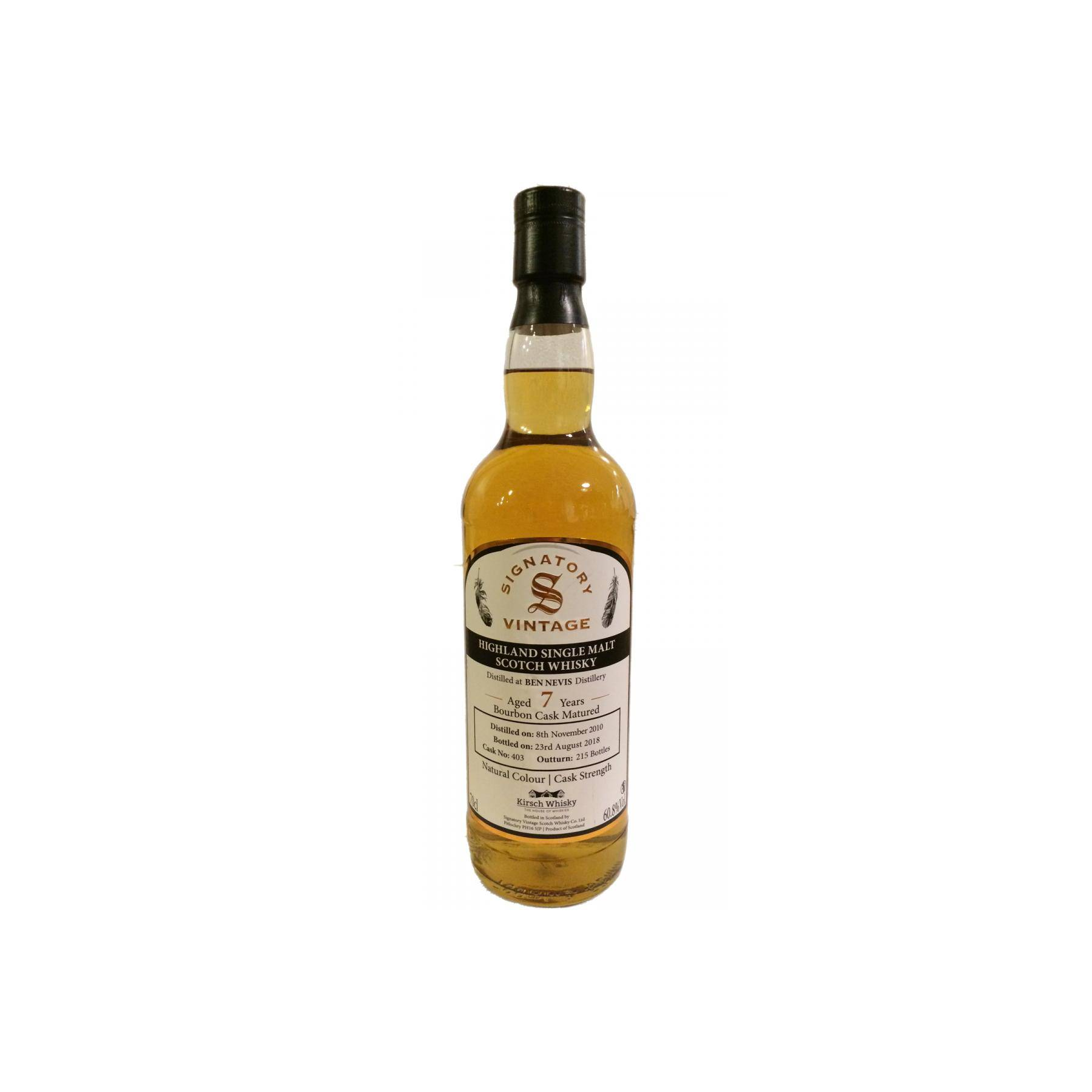 Ben Nevis 2010 7 Years Single Malt Whisky