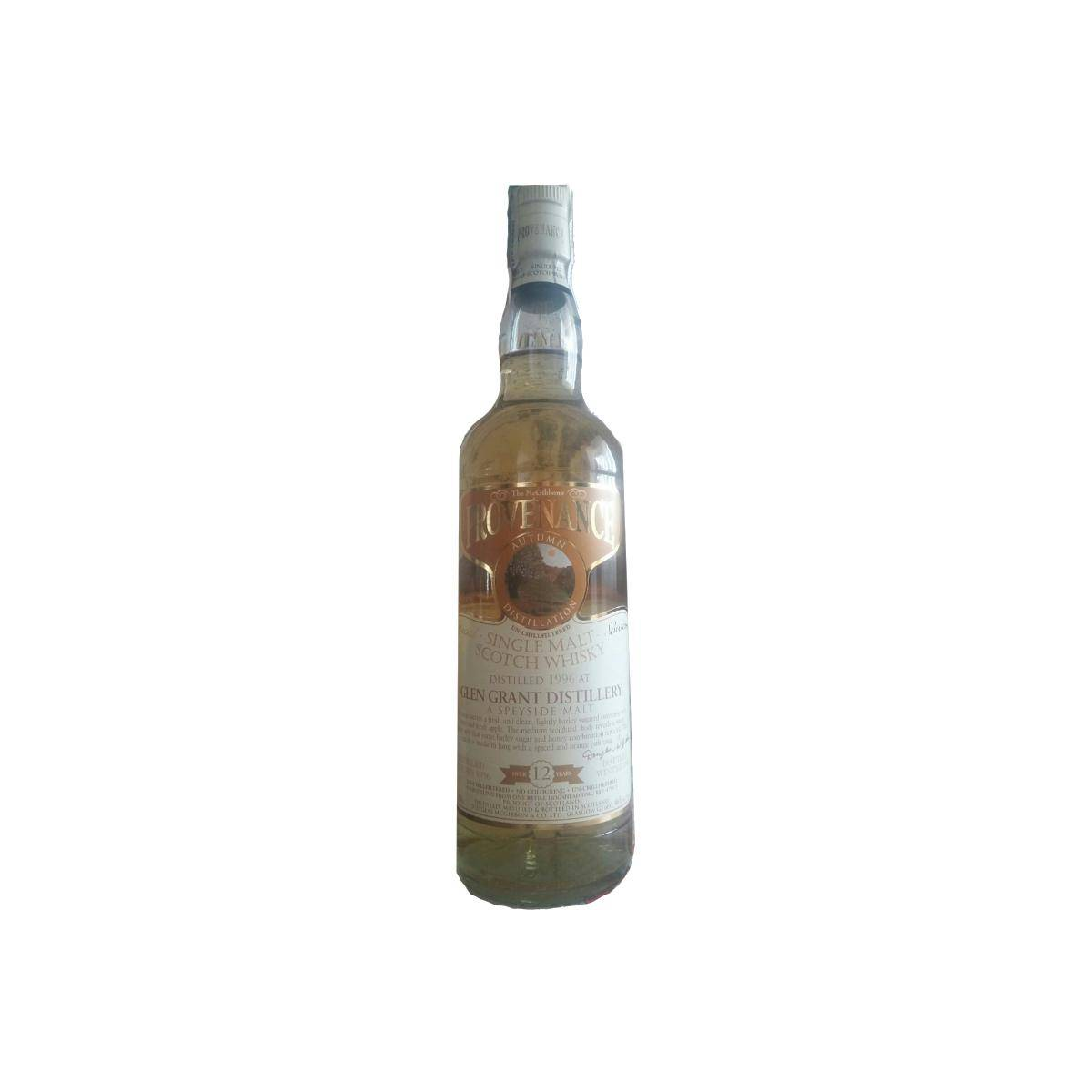 Glen Grant McGibbon's Provenance 1996 12 Years Single Malt Whisky