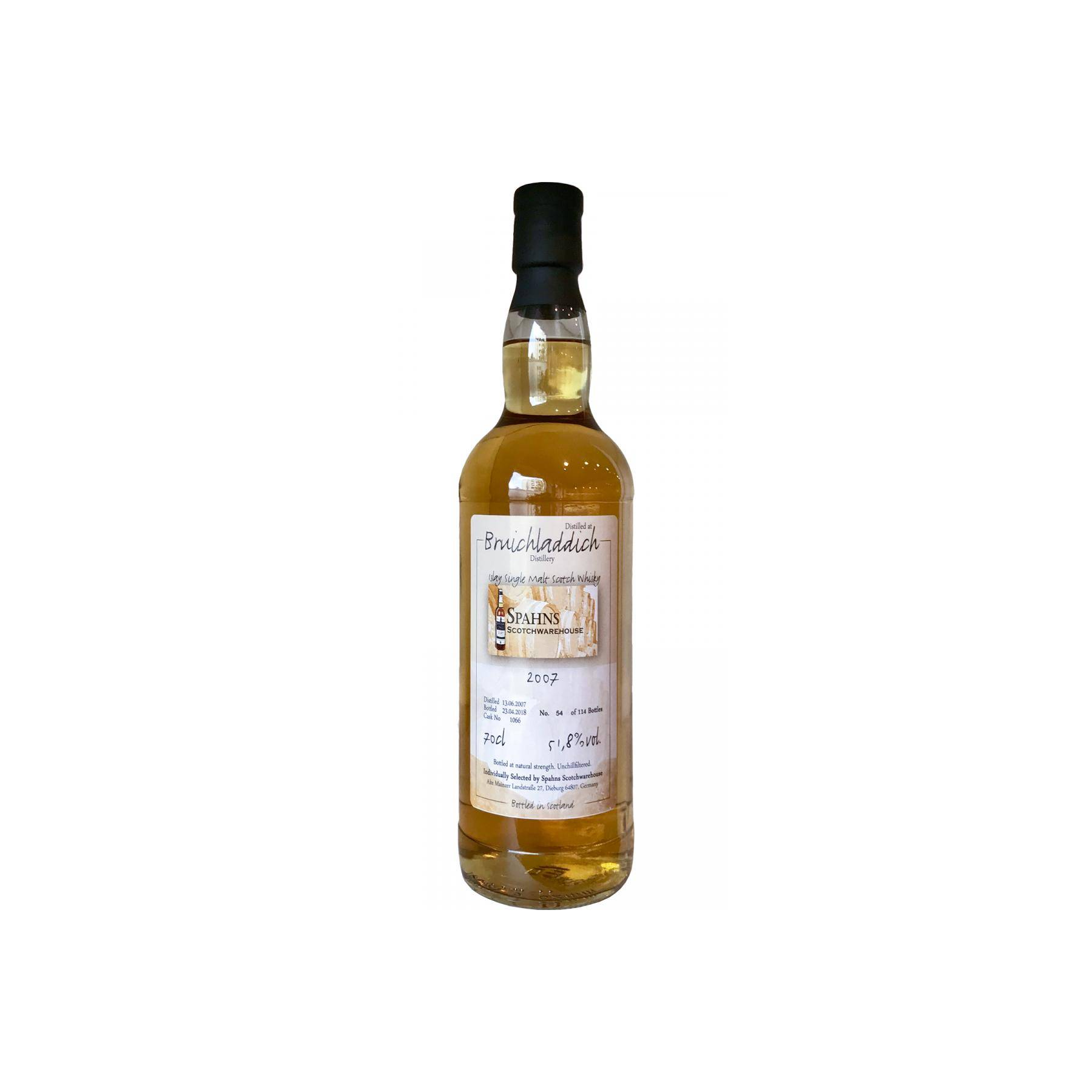 Bruichladdich 2007 10 Years Single Malt Whisky
