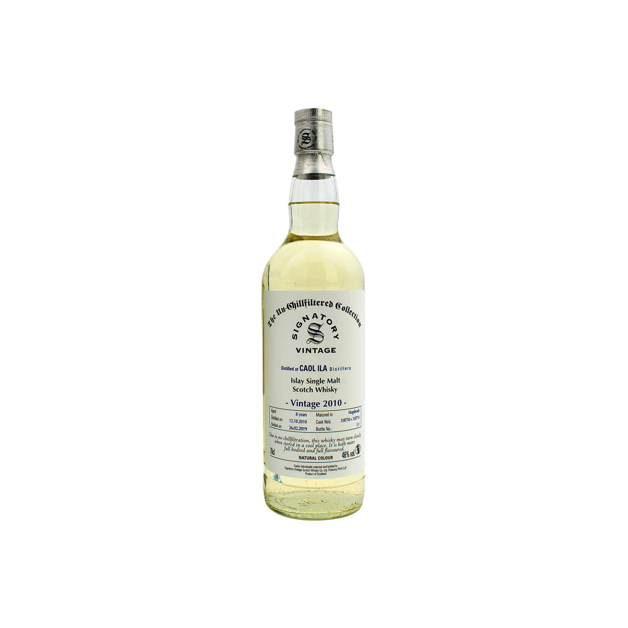 Caol Ila The Un-Chillfiltered Collection 2010 8 Years Single Malt Whisky