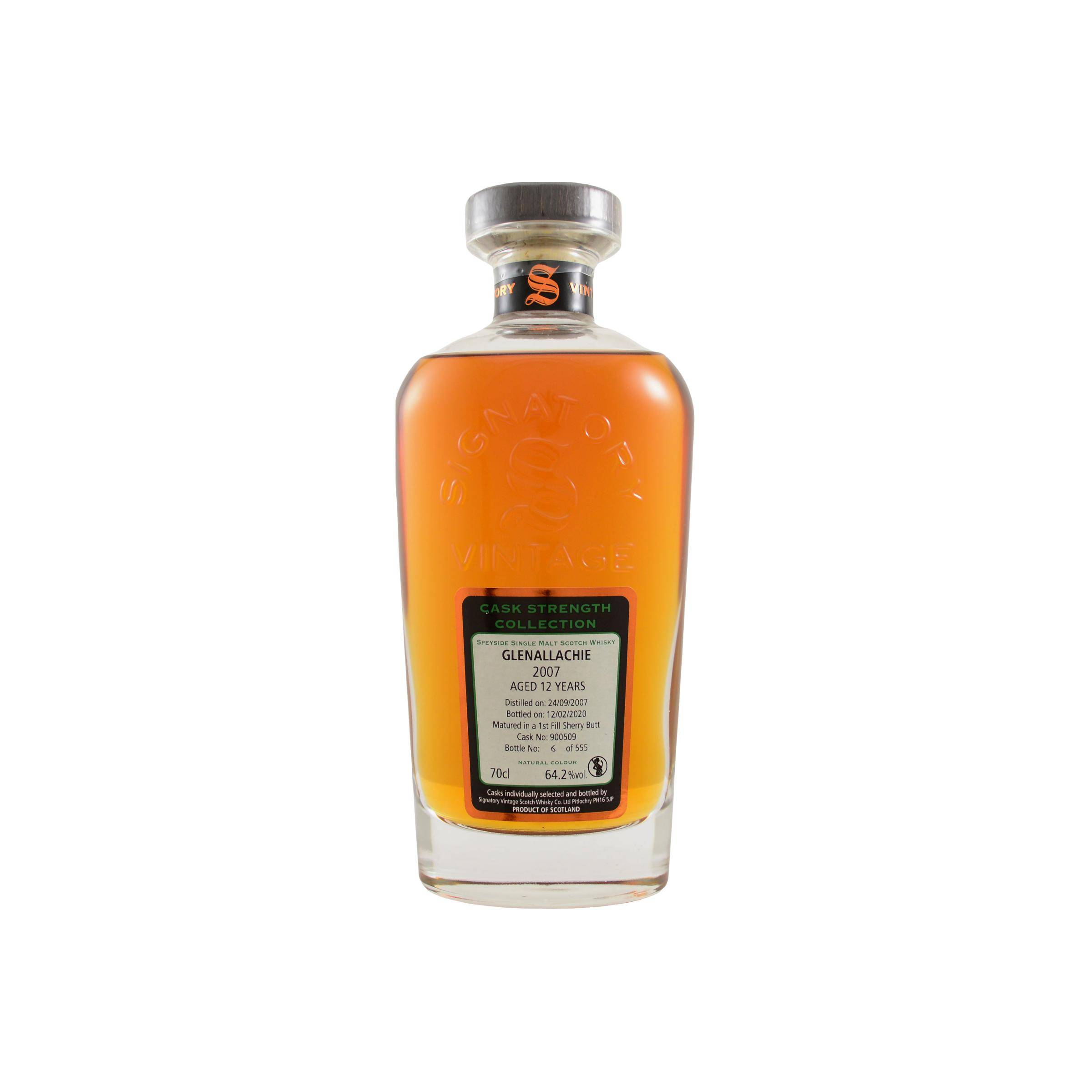 The GlenAllachie Cask Strength Collection 2007 12 Years Single Malt Whisky