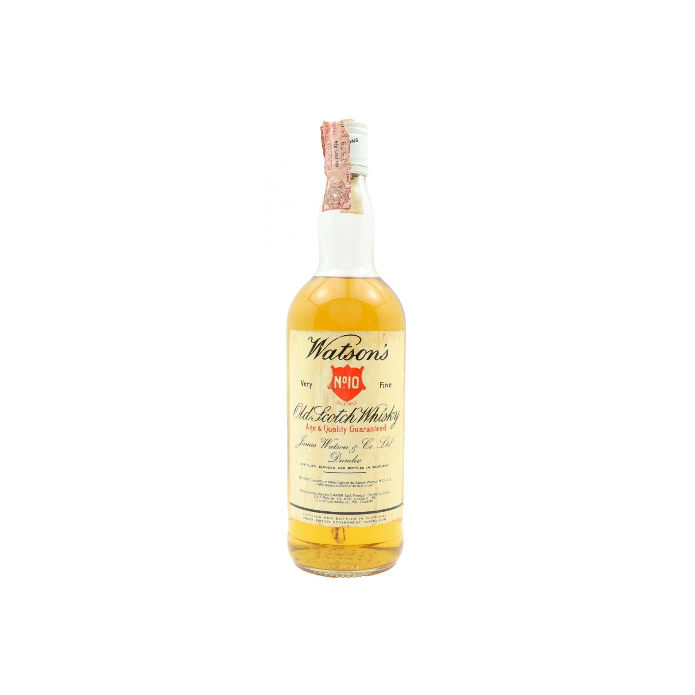 Watson's No. 10 Very Fine Old Scotch Whisky