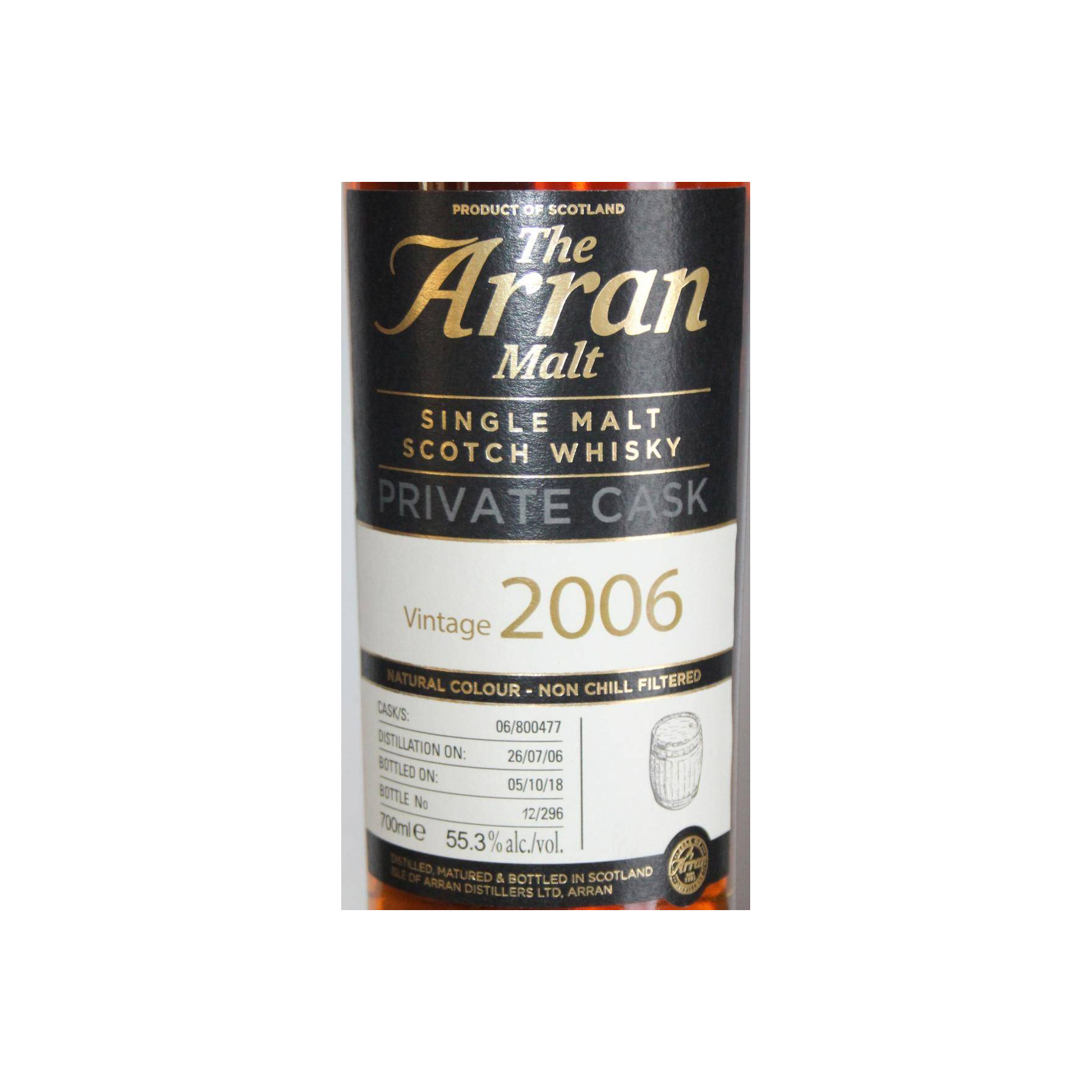 Arran Private Cask 2006 12 Years Single Malt Whisky 2