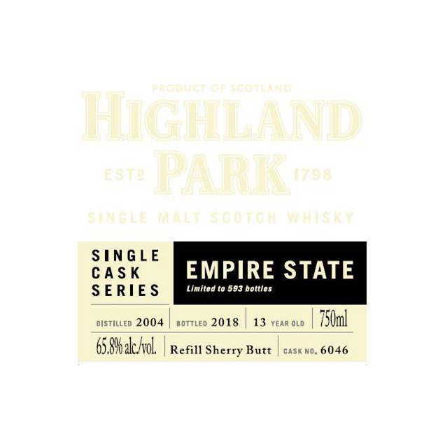 Highland Park Single Cask 2004 13 Years Single Malt Whisky