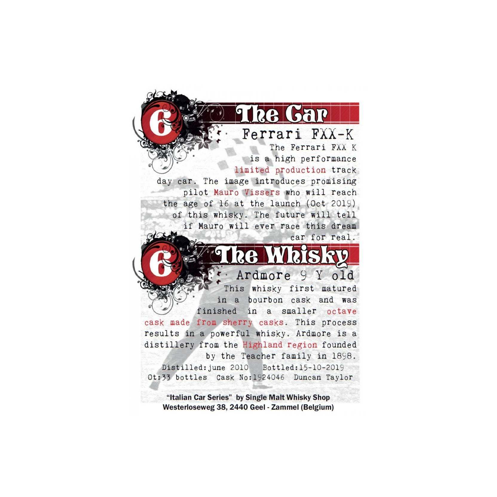 Ardmore 2010 9 Years Single Malt Whisky 2