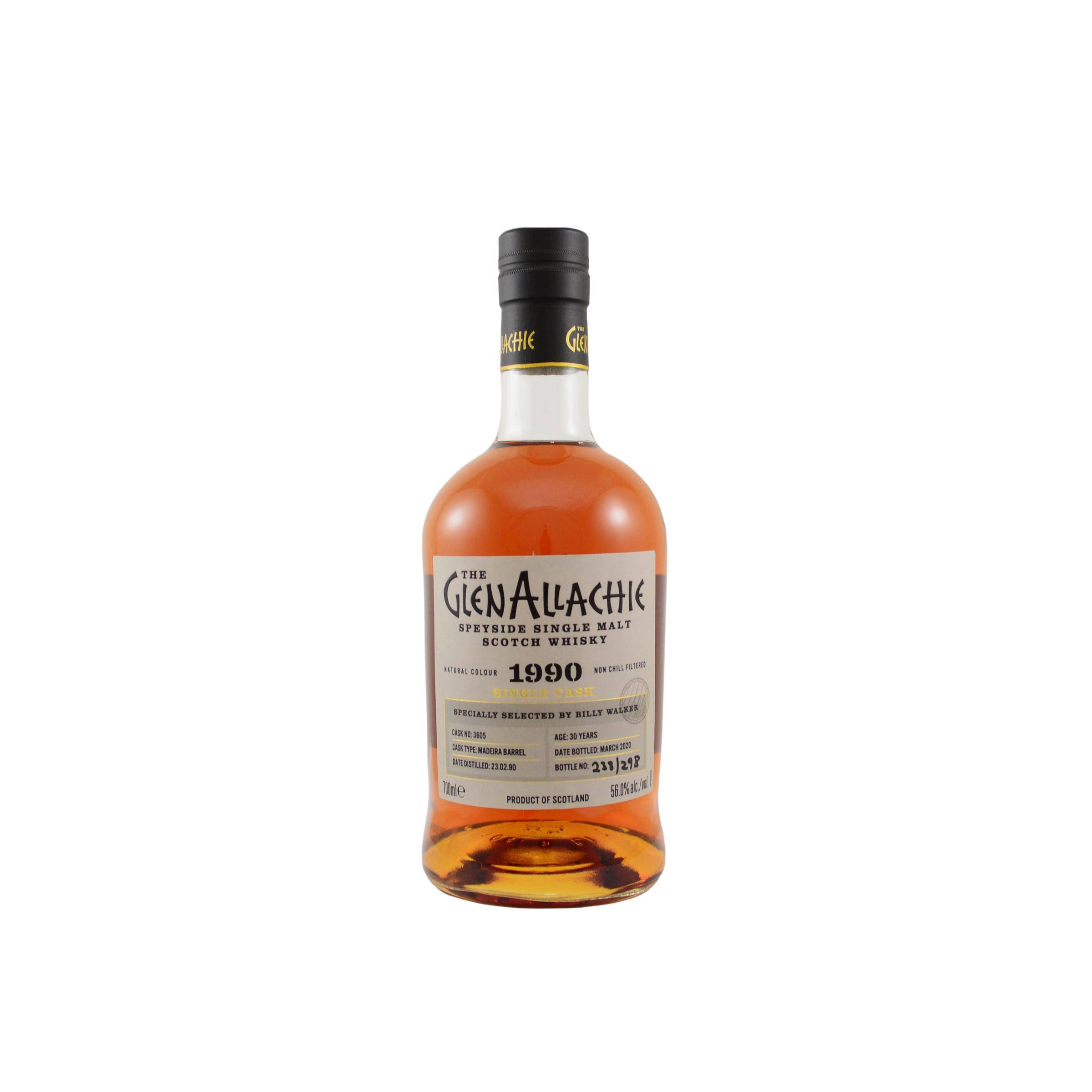 The GlenAllachie Single Cask 1990 30 Years Single Malt Whisky
