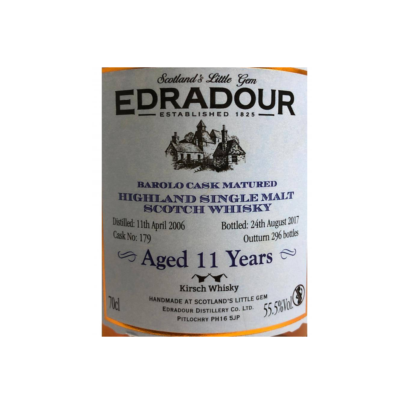 Edradour 2006 11 Years Single Malt Whisky 3
