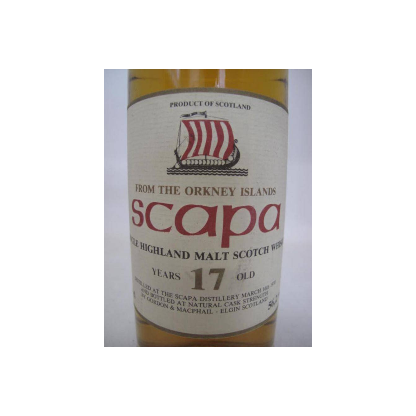 Scapa 1970 17 Years Single Malt Whisky 2