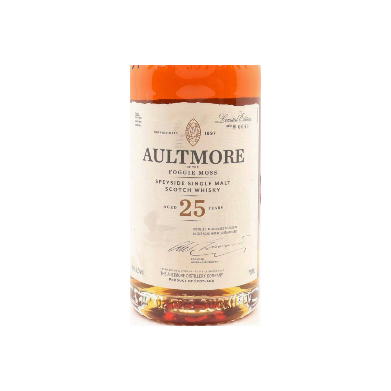 Aultmore 25 Years Single Malt Whisky