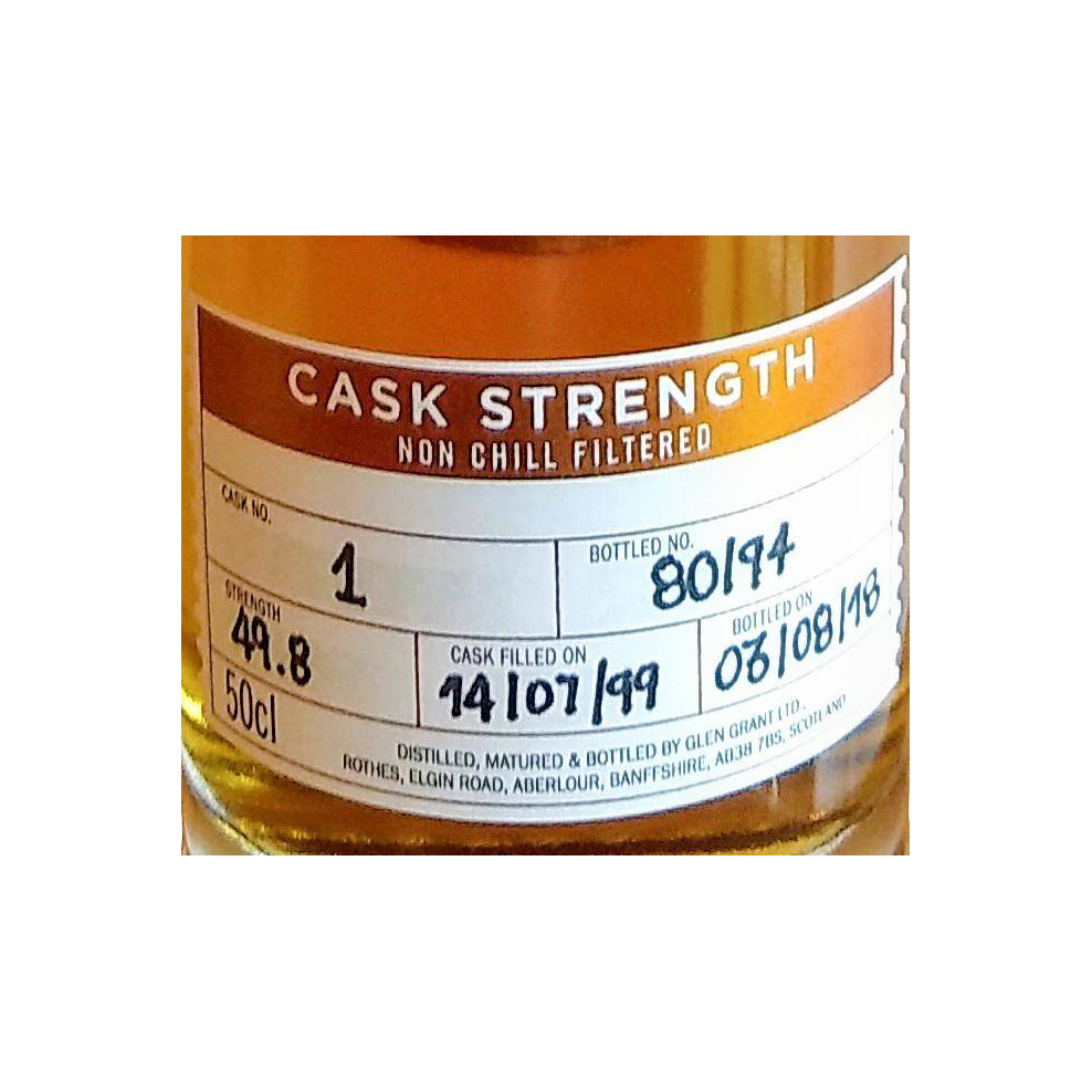 Glen Grant 1999 19 Years Single Malt Whisky 2