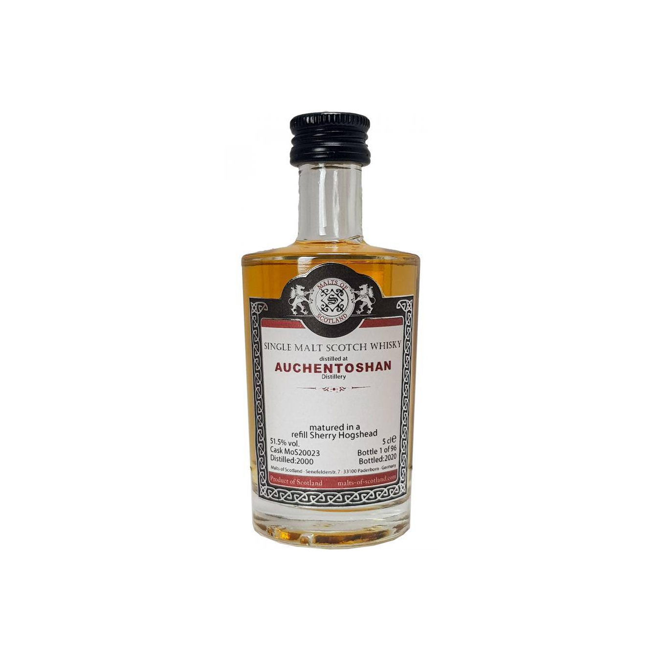 Auchentoshan Miniature 2000 20 Years Single Malt Whisky 2