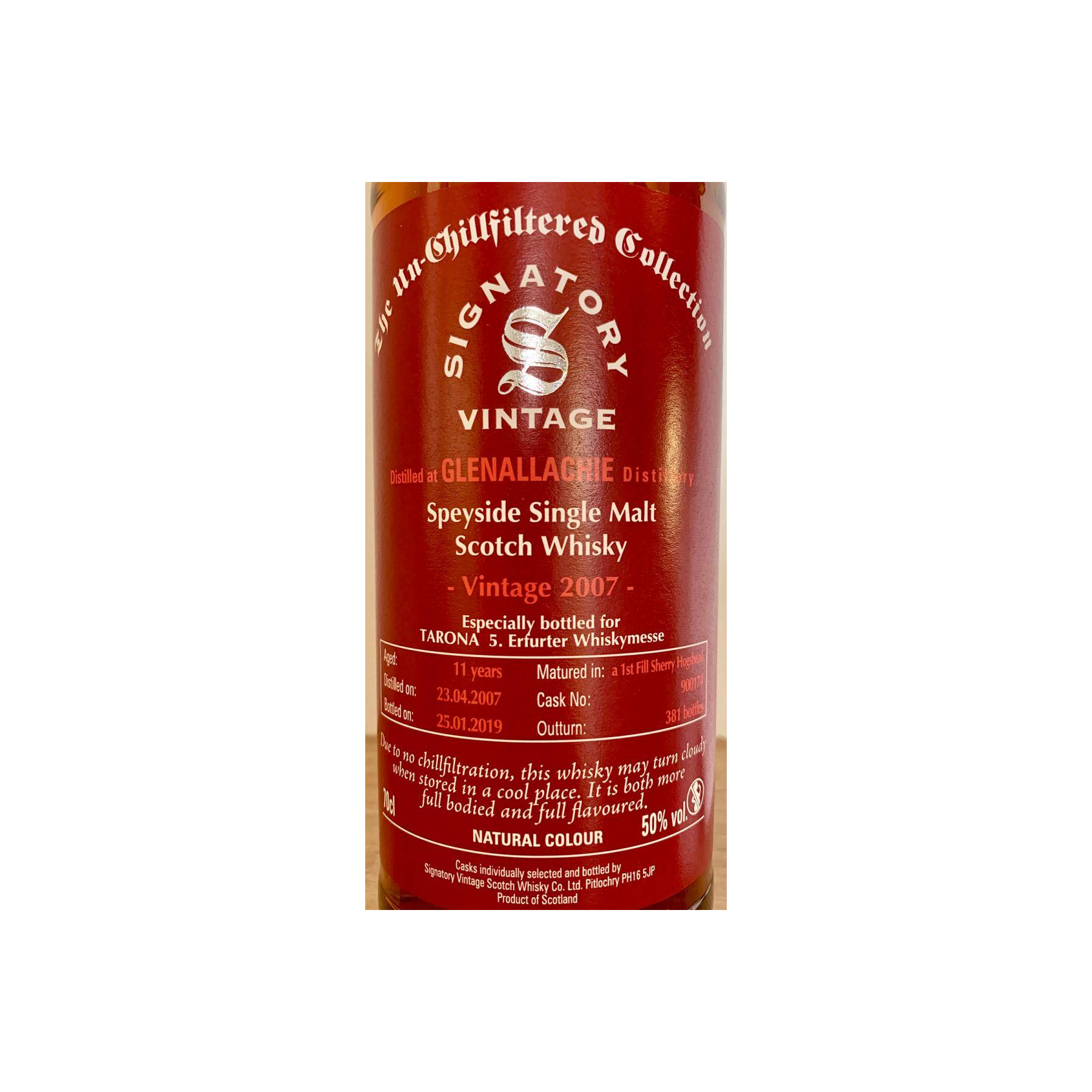 The GlenAllachie The Un-Chillfiltered Collection 2007 11 Years Single Malt Whisky 3