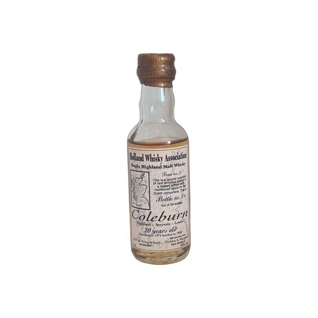 Coleburn 1972 20 Years Single Malt Whisky 2