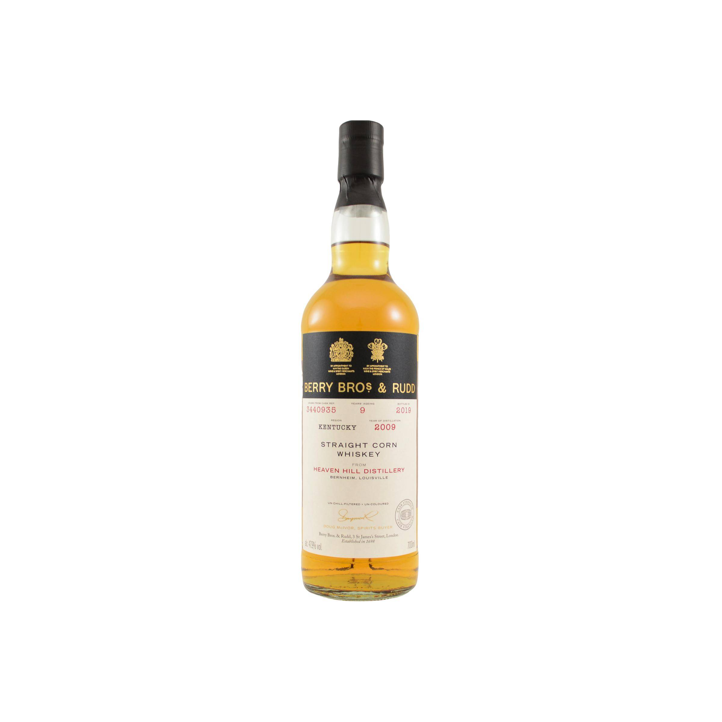 Berry Bros. & Rudd 2009 9 Years Corn Whisky