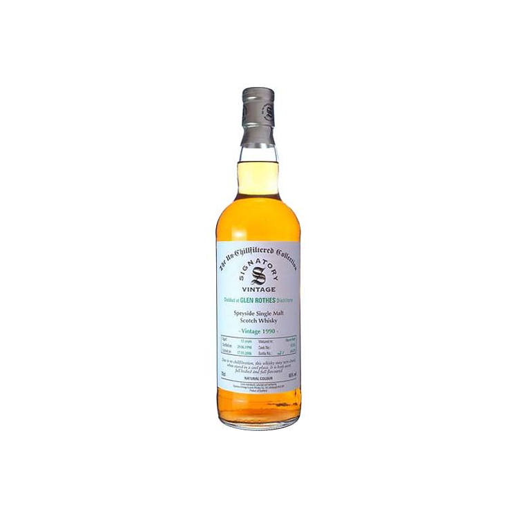 The Glenrothes The Un-Chillfiltered Collection 1990 15 Years Single Malt Whisky