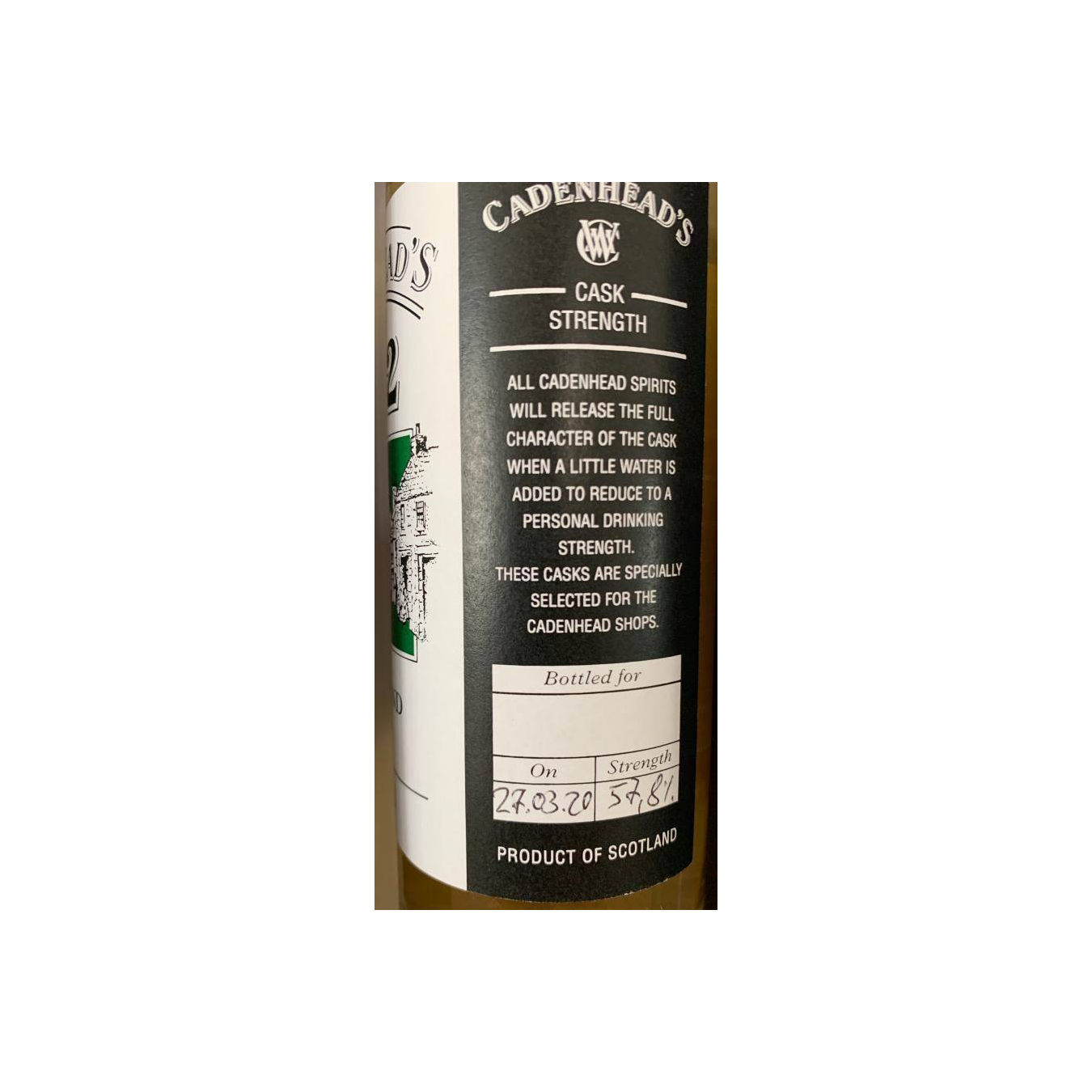 Cadenhead Single Malt Whisky 2