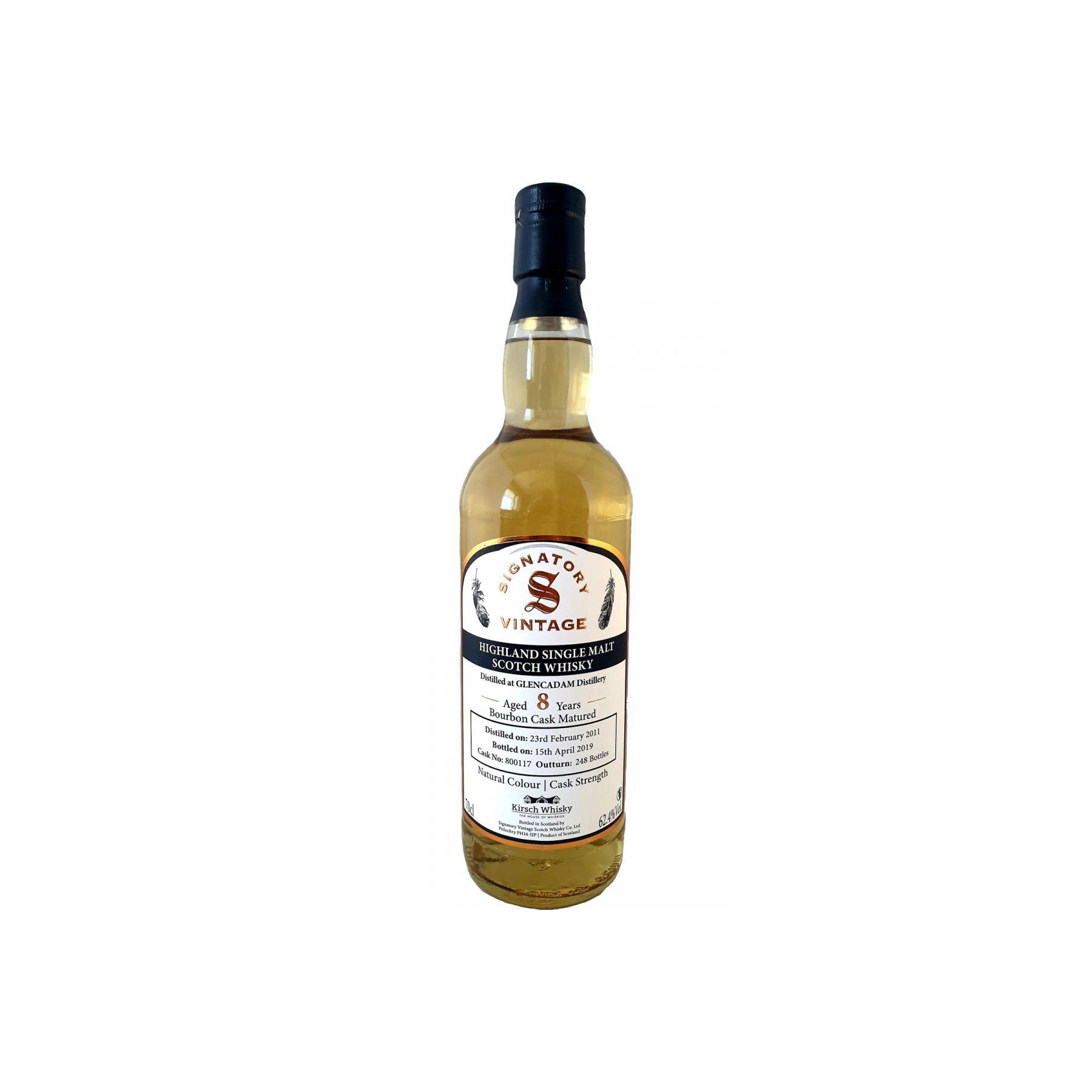 Glencadam 2011 8 Years Single Malt Whisky
