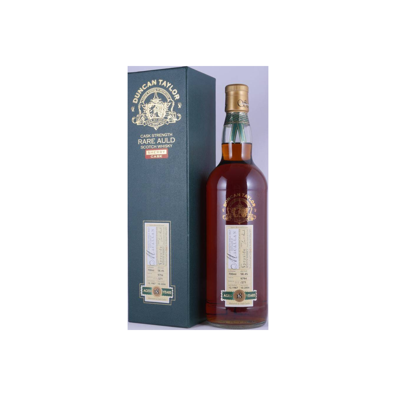 The Macallan Rare Auld 1987 18 Years Single Malt Whisky 3