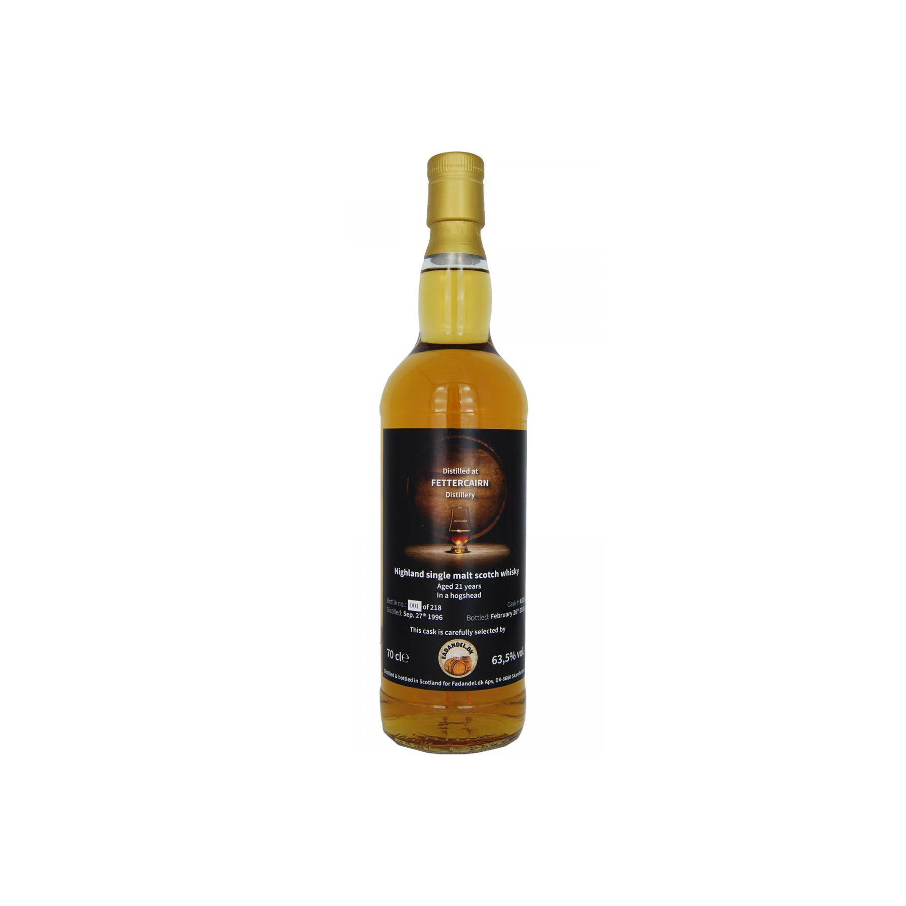 Fettercairn 1996 21 Years Single Malt Whisky