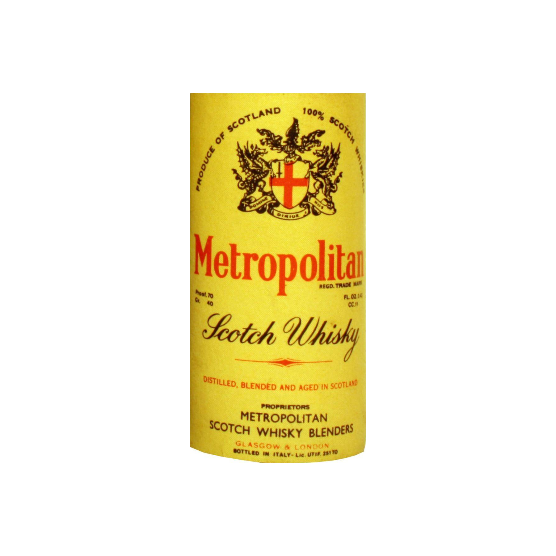Metropolitan Scotch Whisky 3