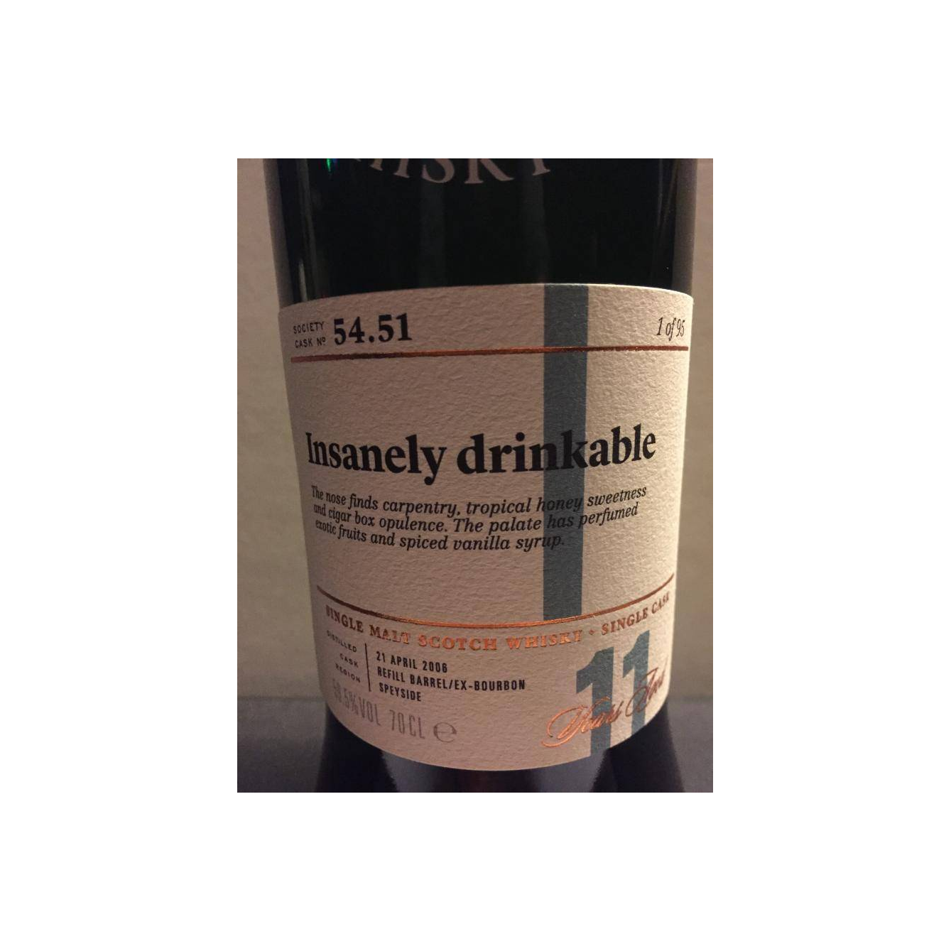 The Scotch Malt Whisky Society 2006 11 Years Single Malt Whisky 2