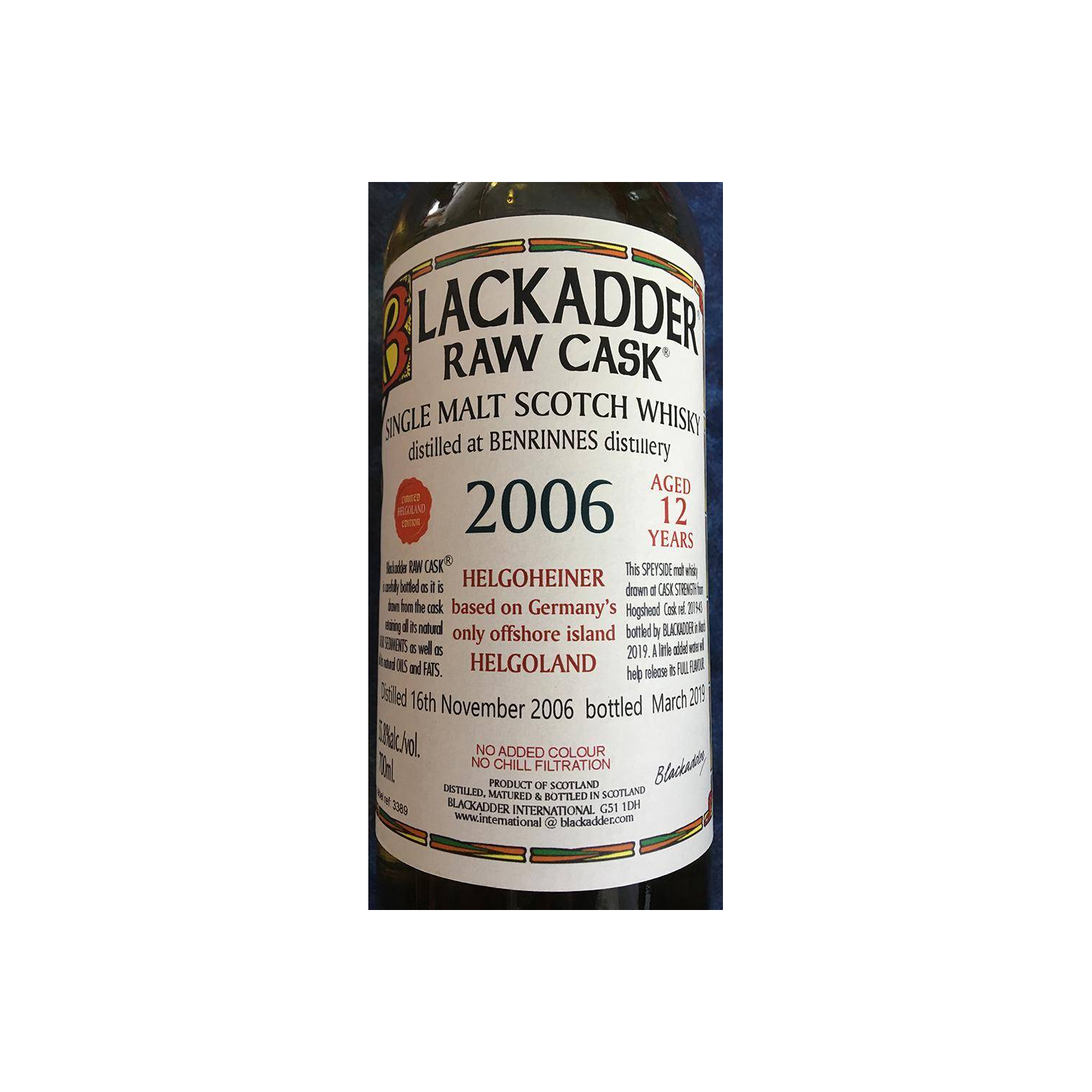 Benrinnes Raw Cask 2006 12 Years Single Malt Whisky 2