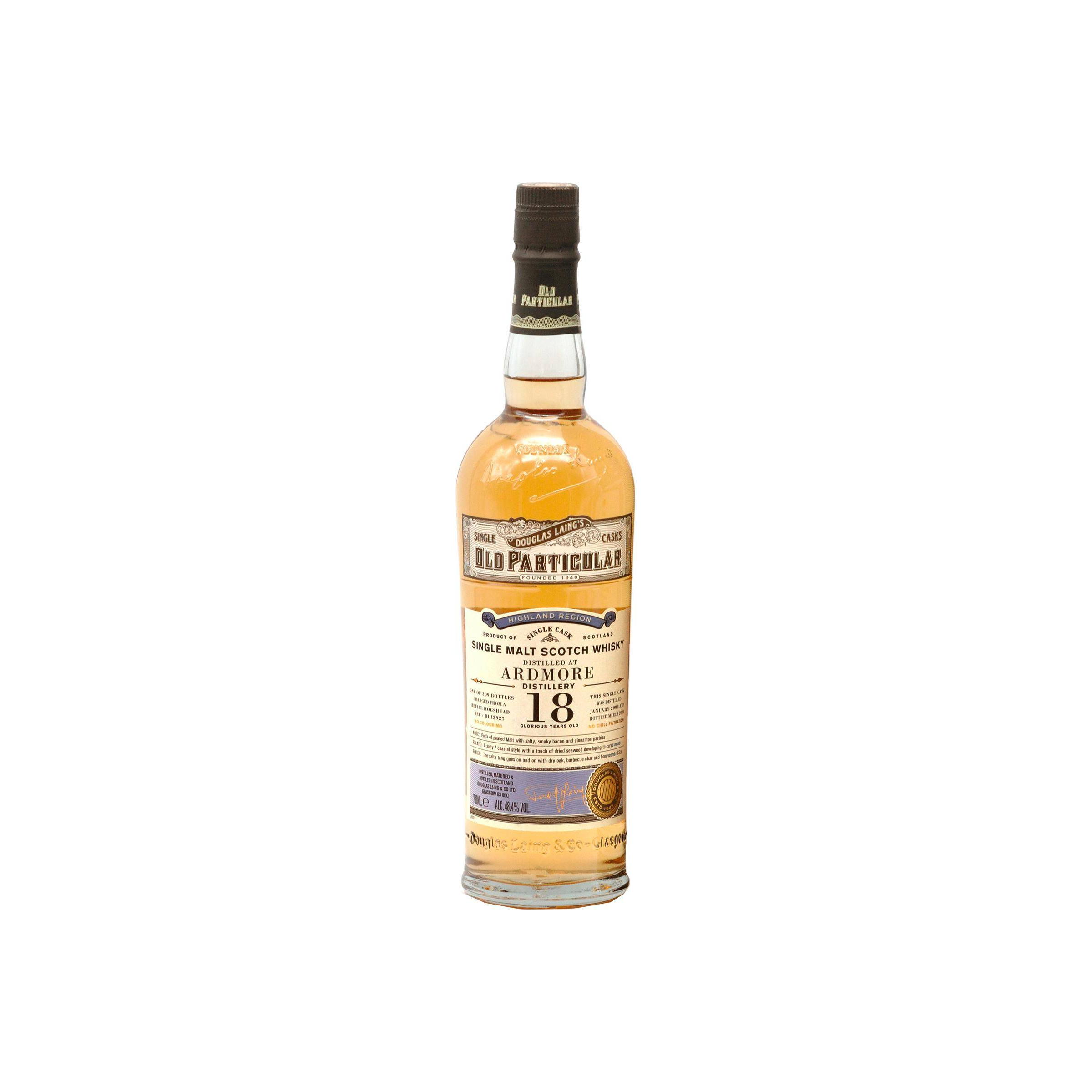 Ardmore Old Particular 2002 18 Years Single Malt Whisky