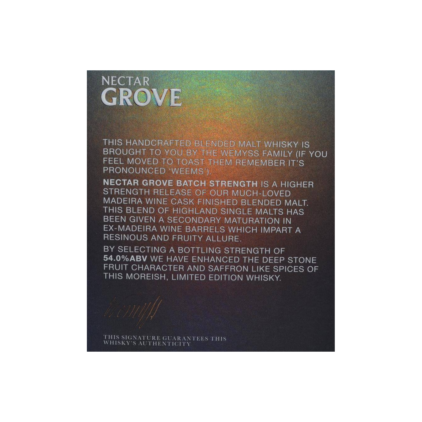 Nectar Grove Blended Malt Scotch Whisky Wy 3