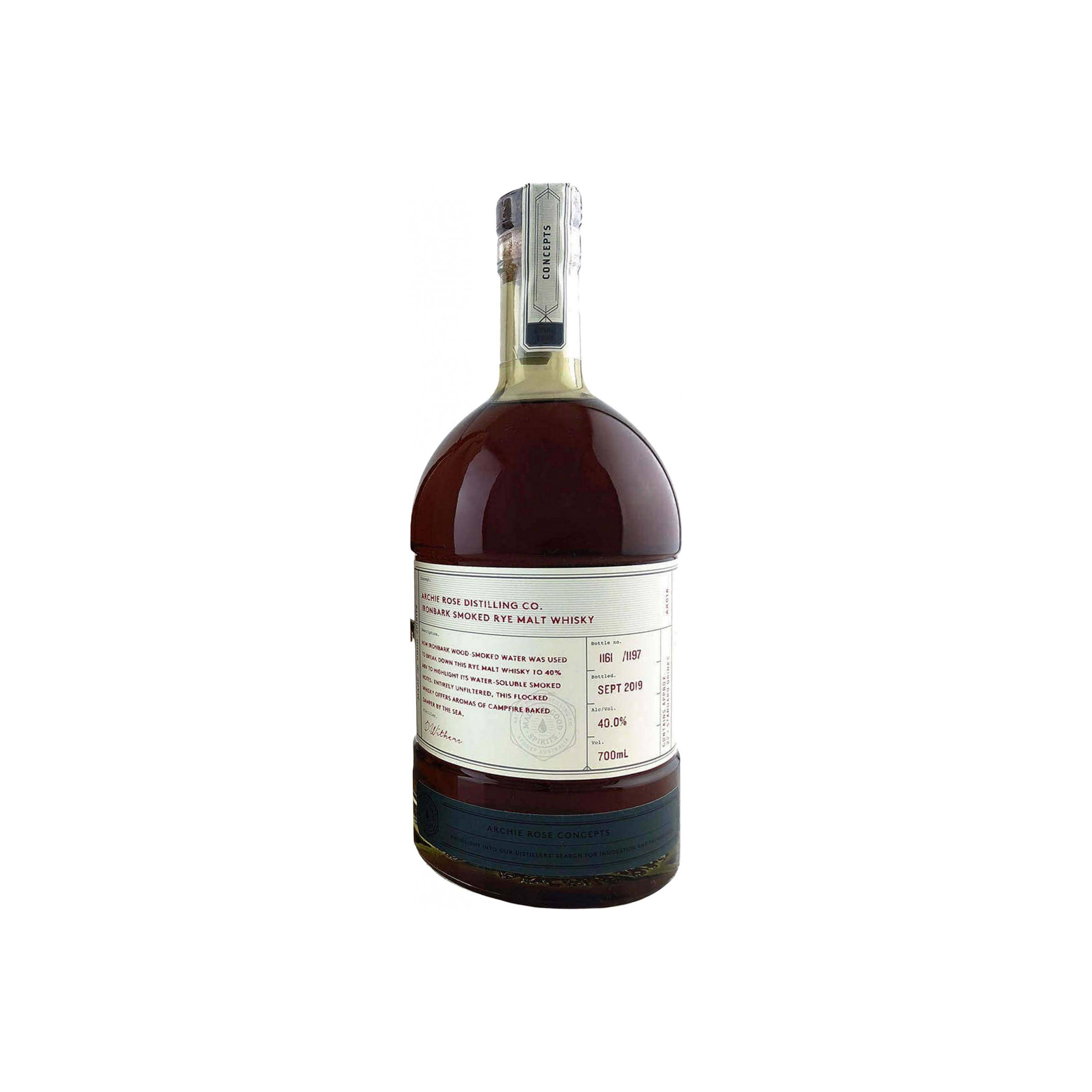 Archie Rose Ironbark Smoked Rye Malt Whisky