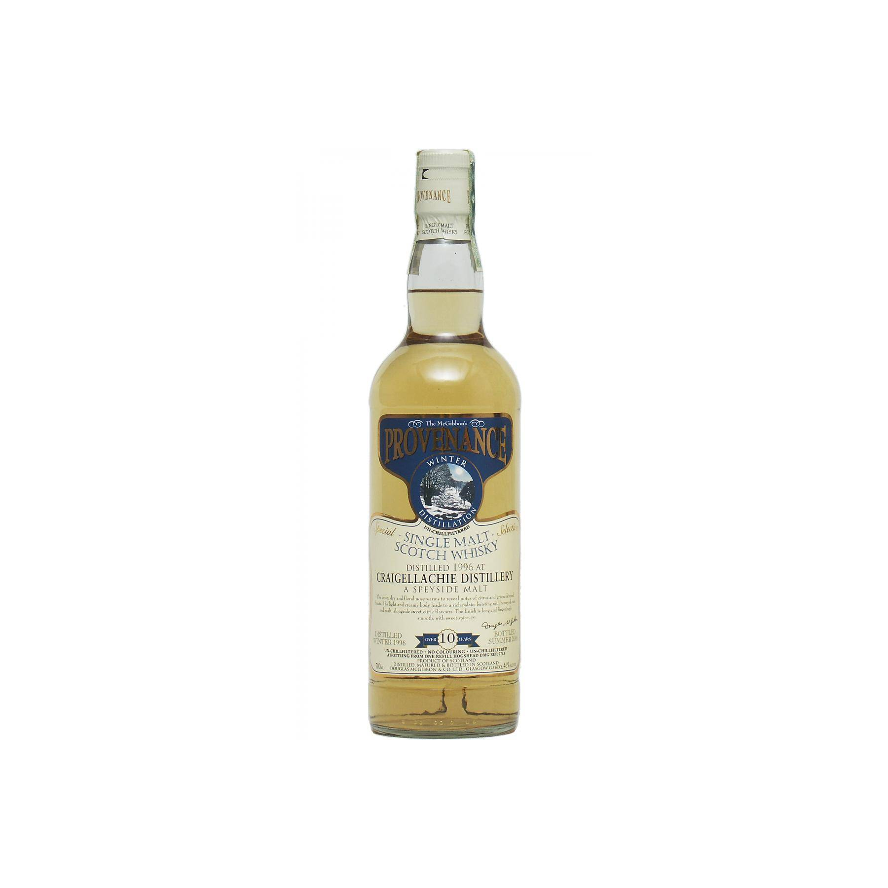 Craigellachie McGibbon's Provenance 1996 10 Years Single Malt Whisky 2