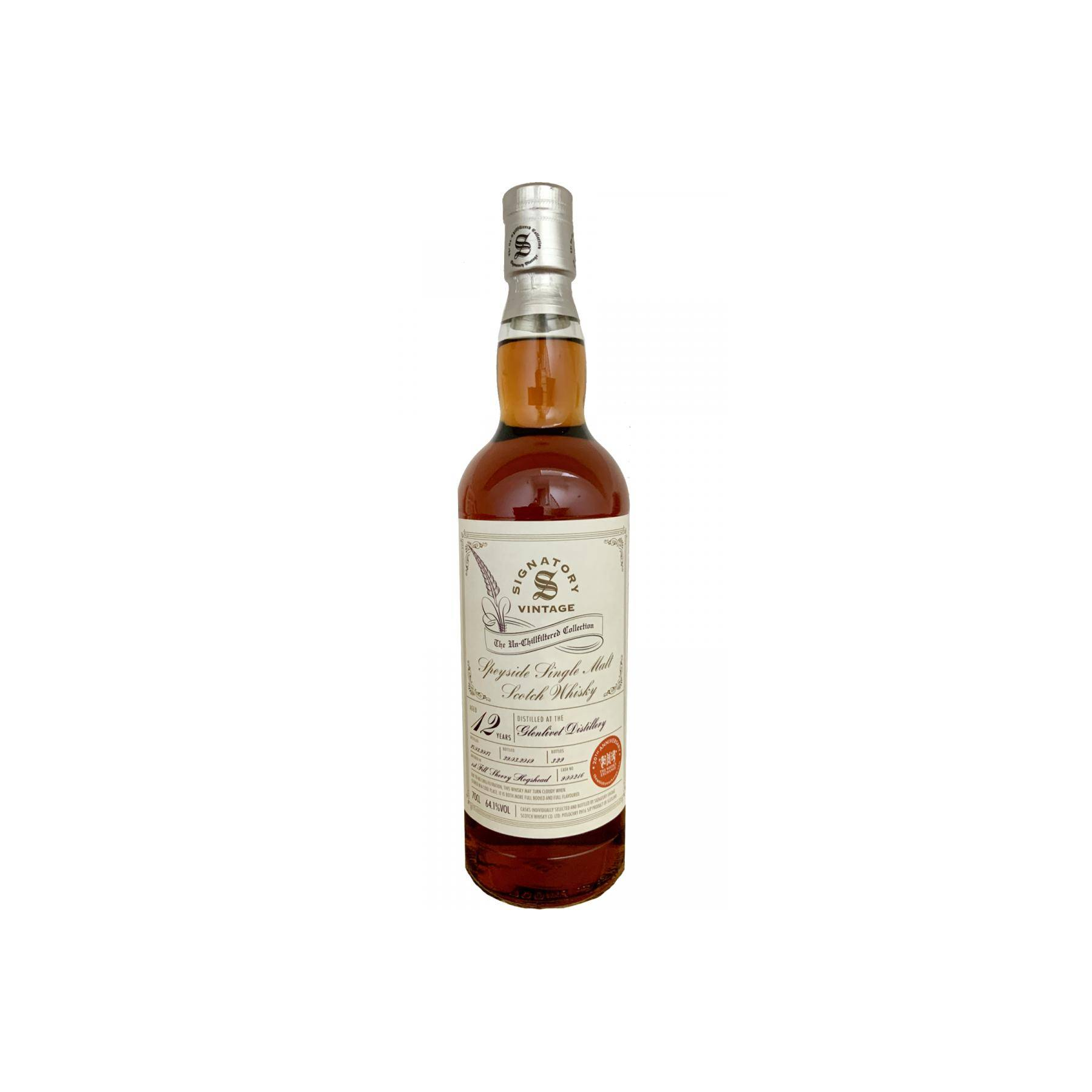 The Glenlivet The Un-Chillfiltered Collection 2007 12 Years Single Malt Whisky