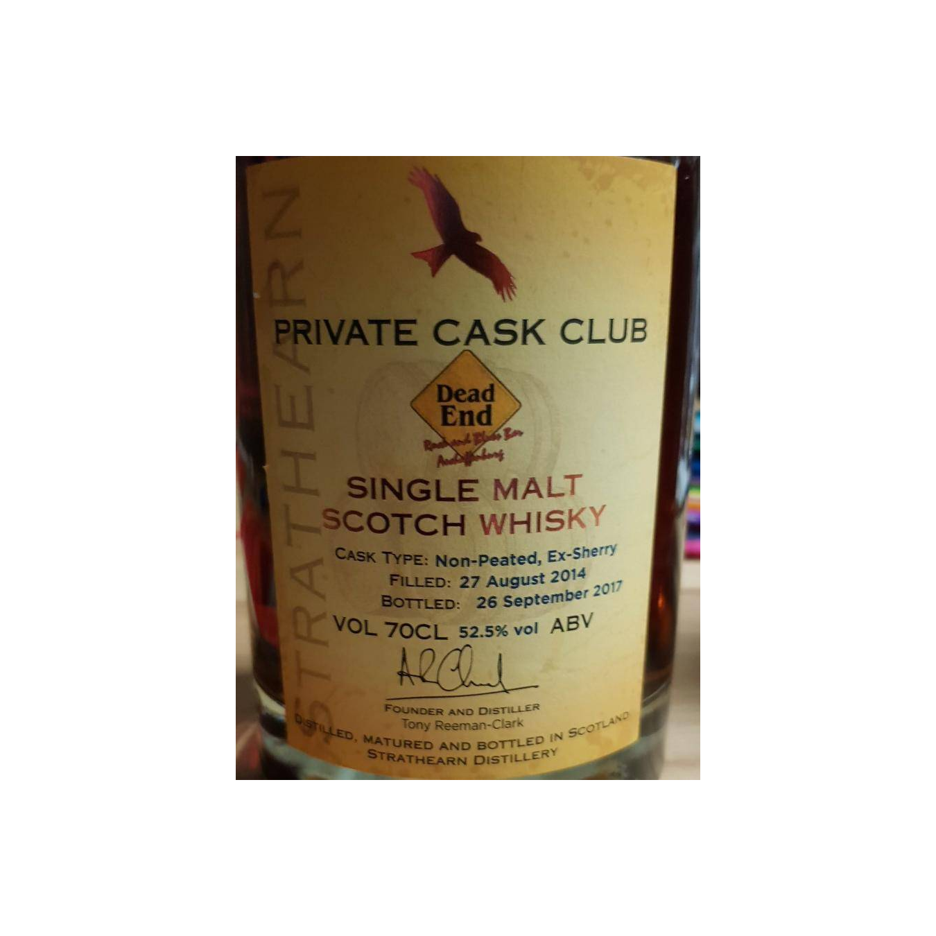 Strathearn 2014 3 Years Single Malt Whisky 2