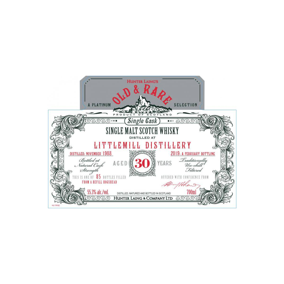 Littlemill 1988 30 Years Single Malt Whisky 3
