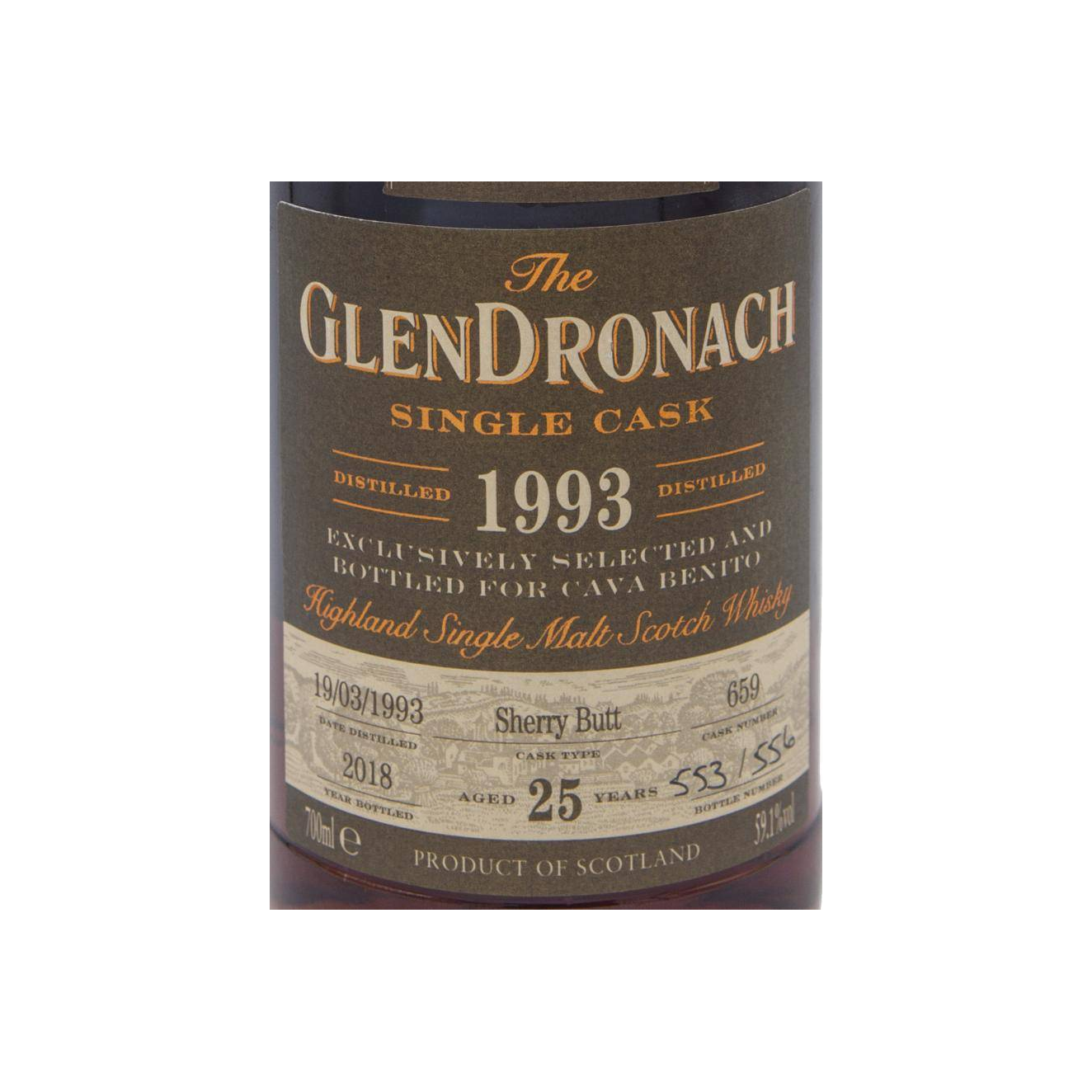 GlenDronach Single Cask 1993 25 Years Single Malt Whisky 2