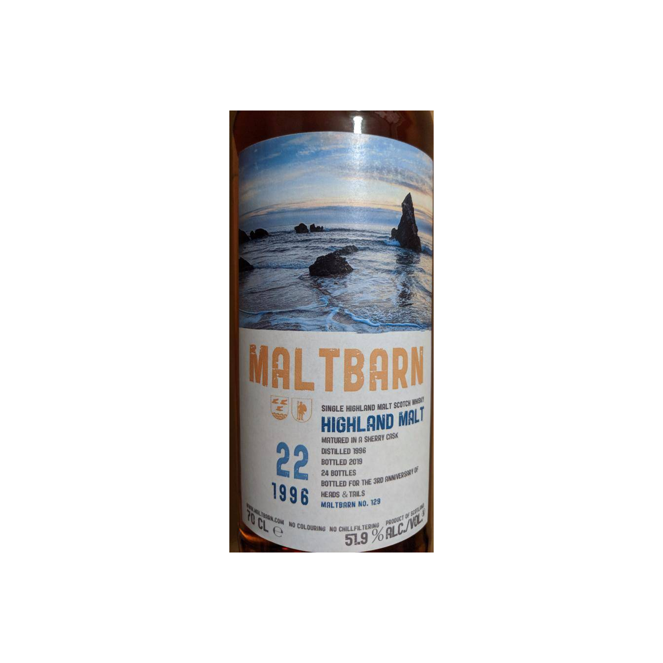 Maltbarn 1996 22 Years Single Malt Whisky 2