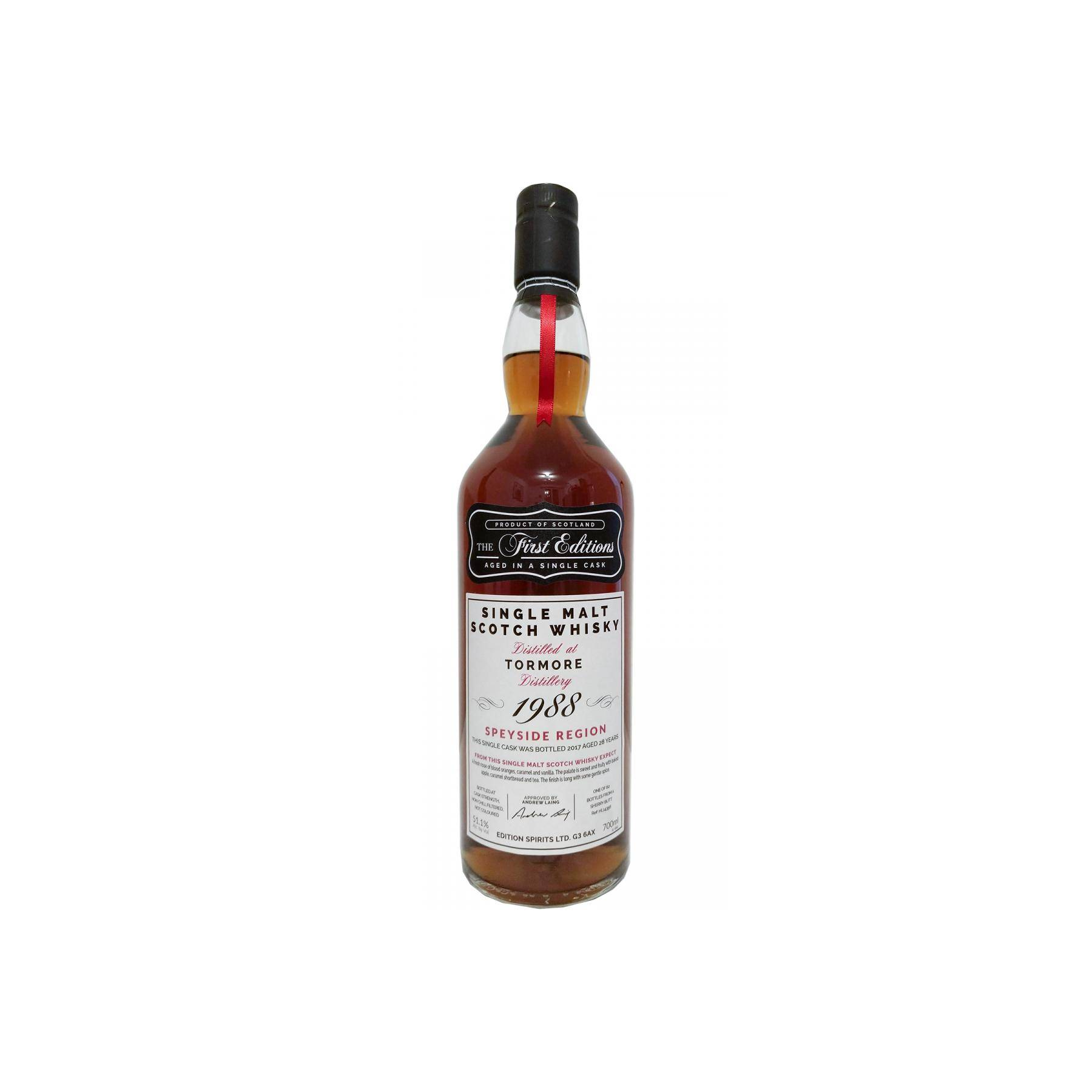 Tormore The First Editions 1988 28 Years Single Malt Whisky