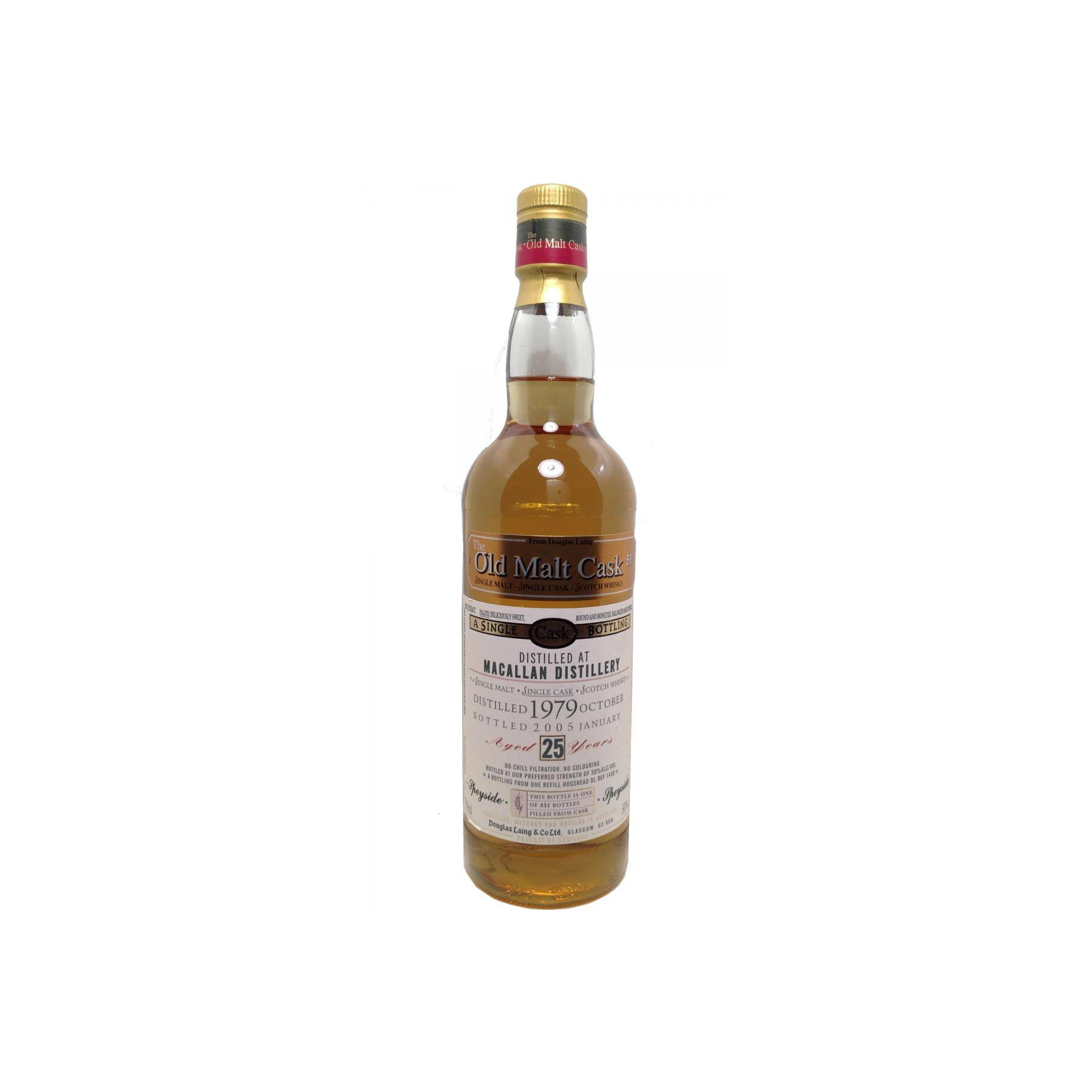 The Macallan Old Malt Cask 1979 25 Years Single Malt Whisky