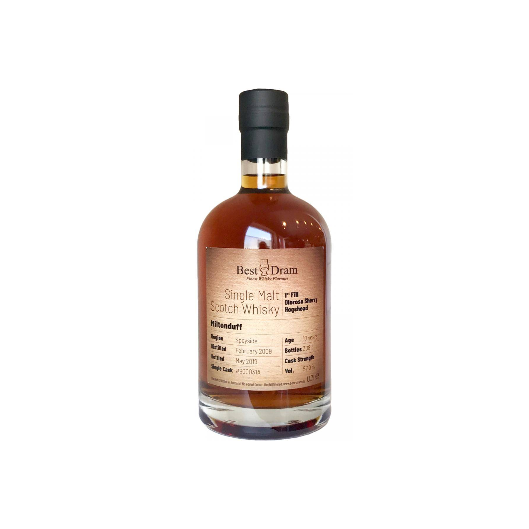 Miltonduff 2009 10 Years Single Malt Whisky