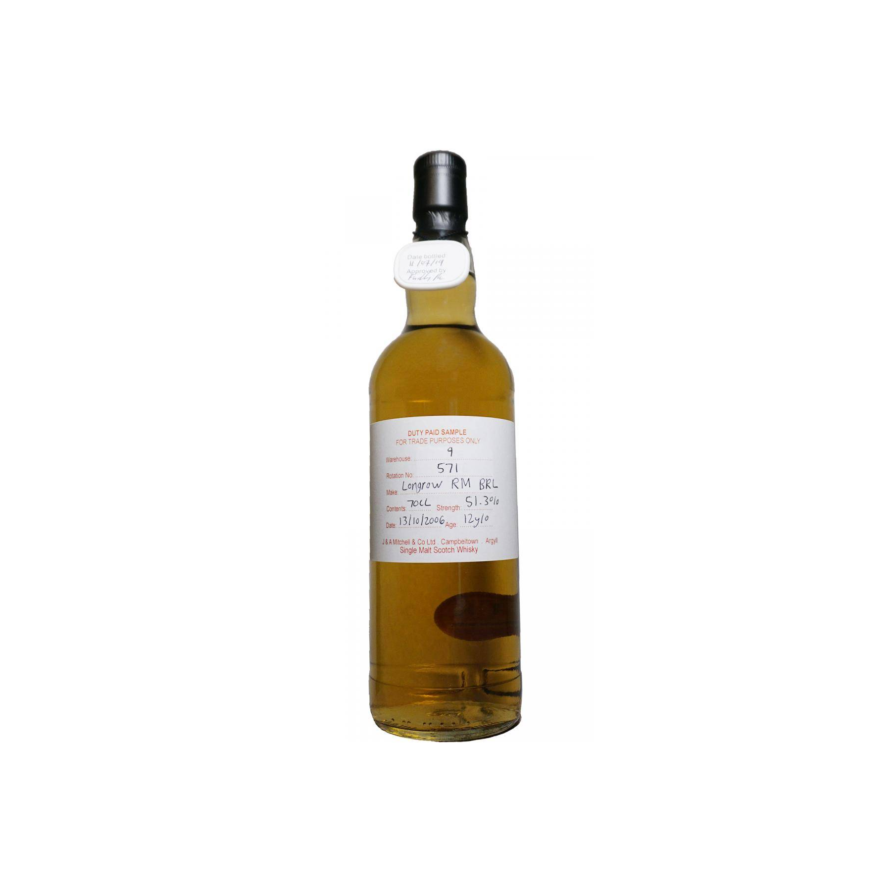 Longrow Duty Paid Sample - For Trade Purposes Only 2006 12 Years Single Malt Whisky