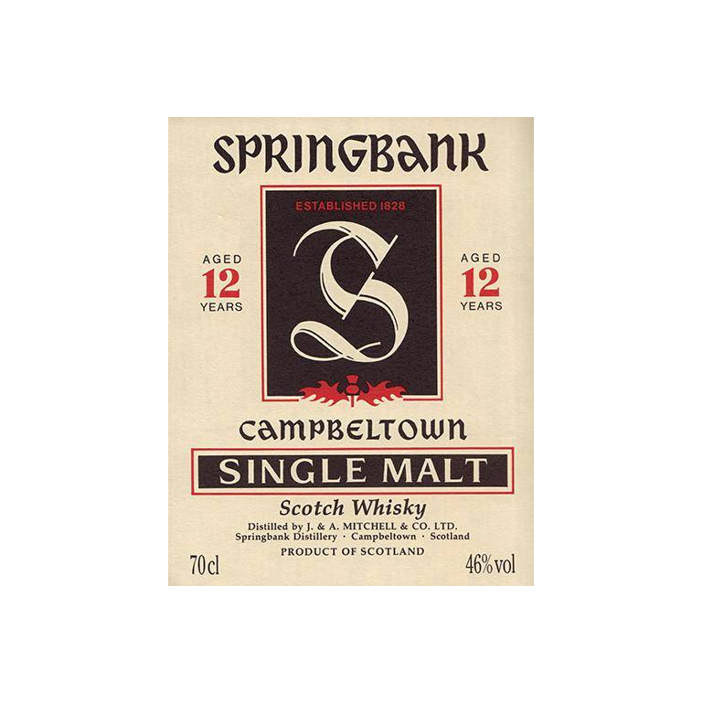 Springbank 12 Years Single Malt Whisky 2
